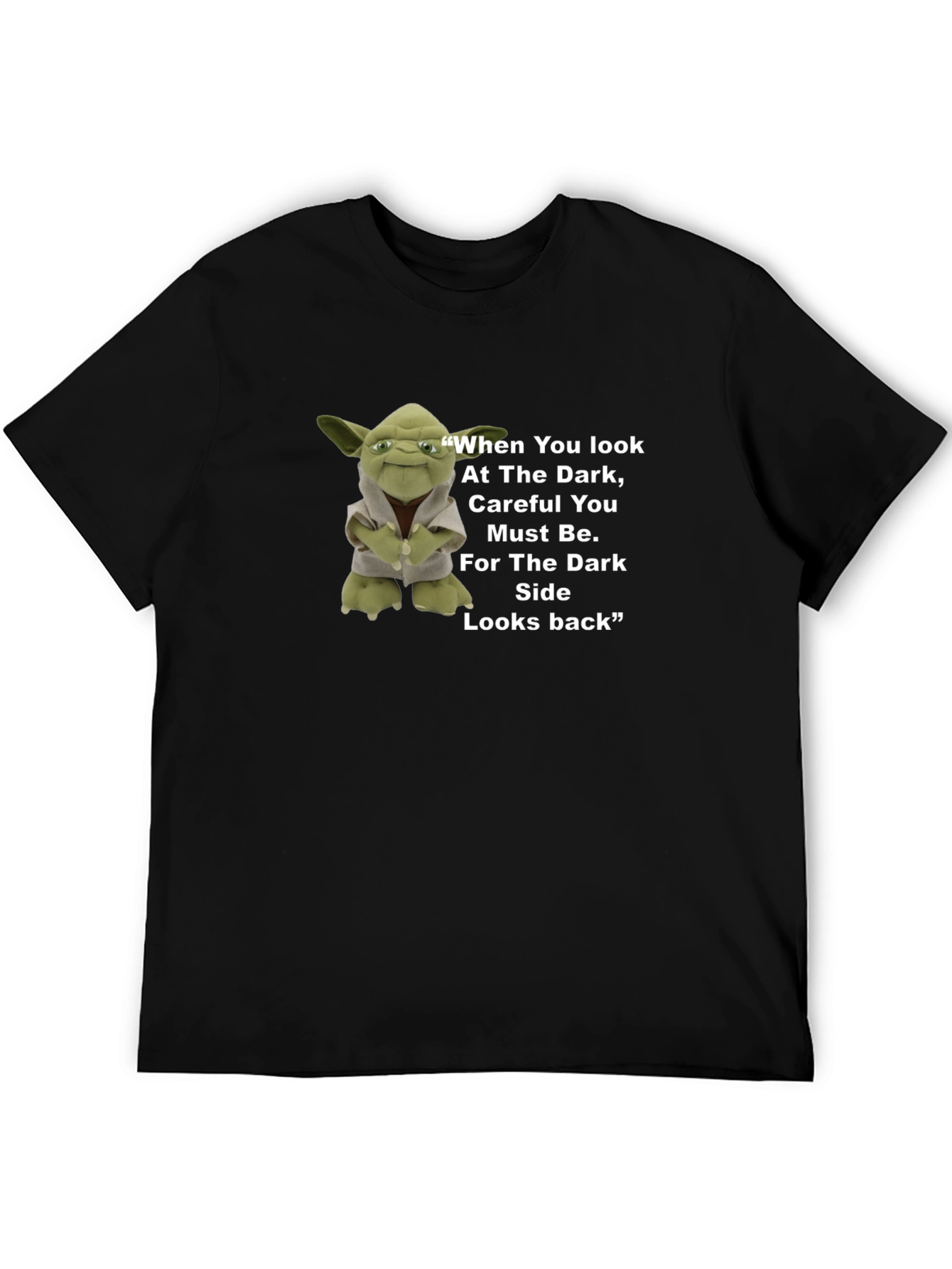 Yoda Dark Side Mens Black T-Shirt