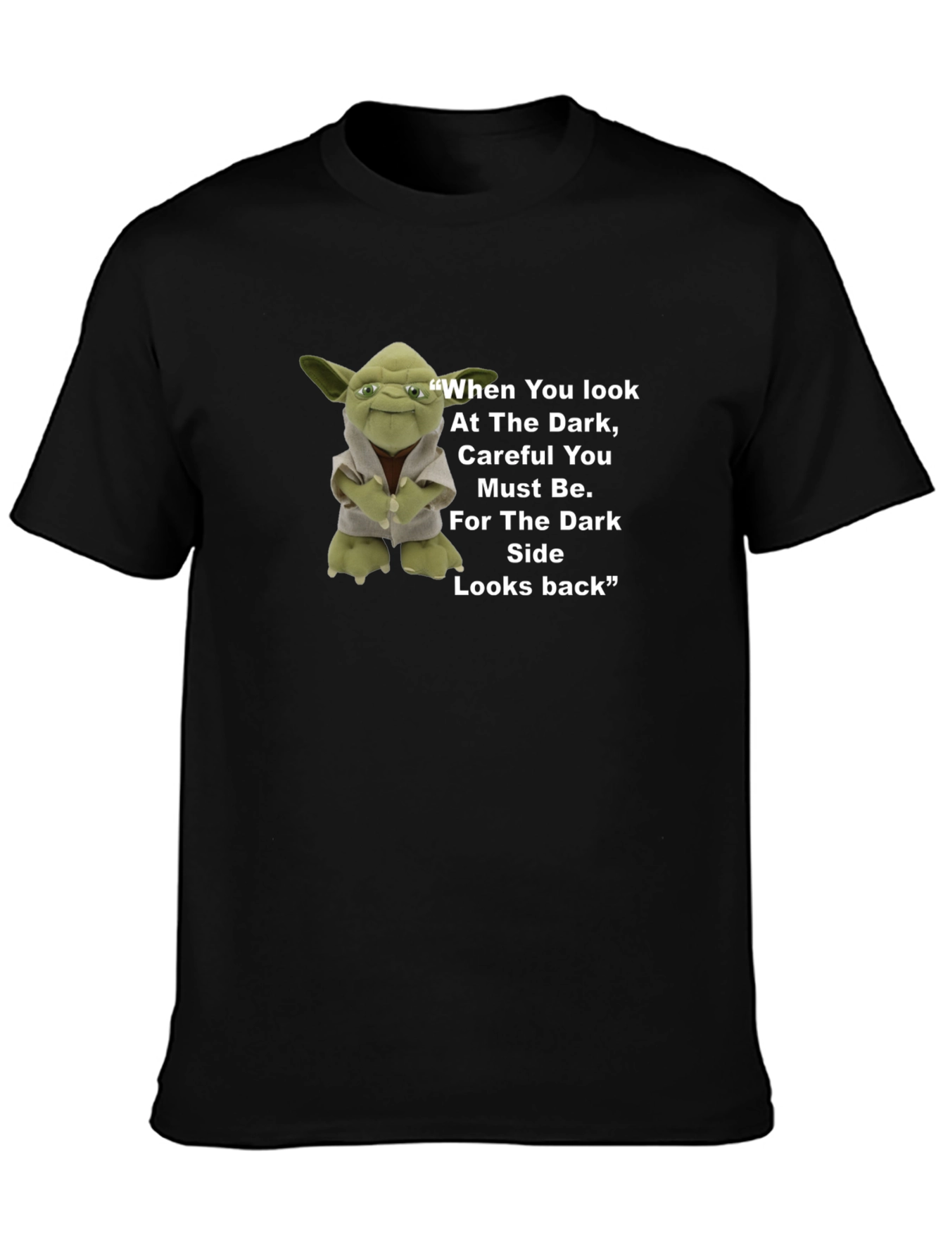 Yoda Dark Side Mens Black T-Shirt