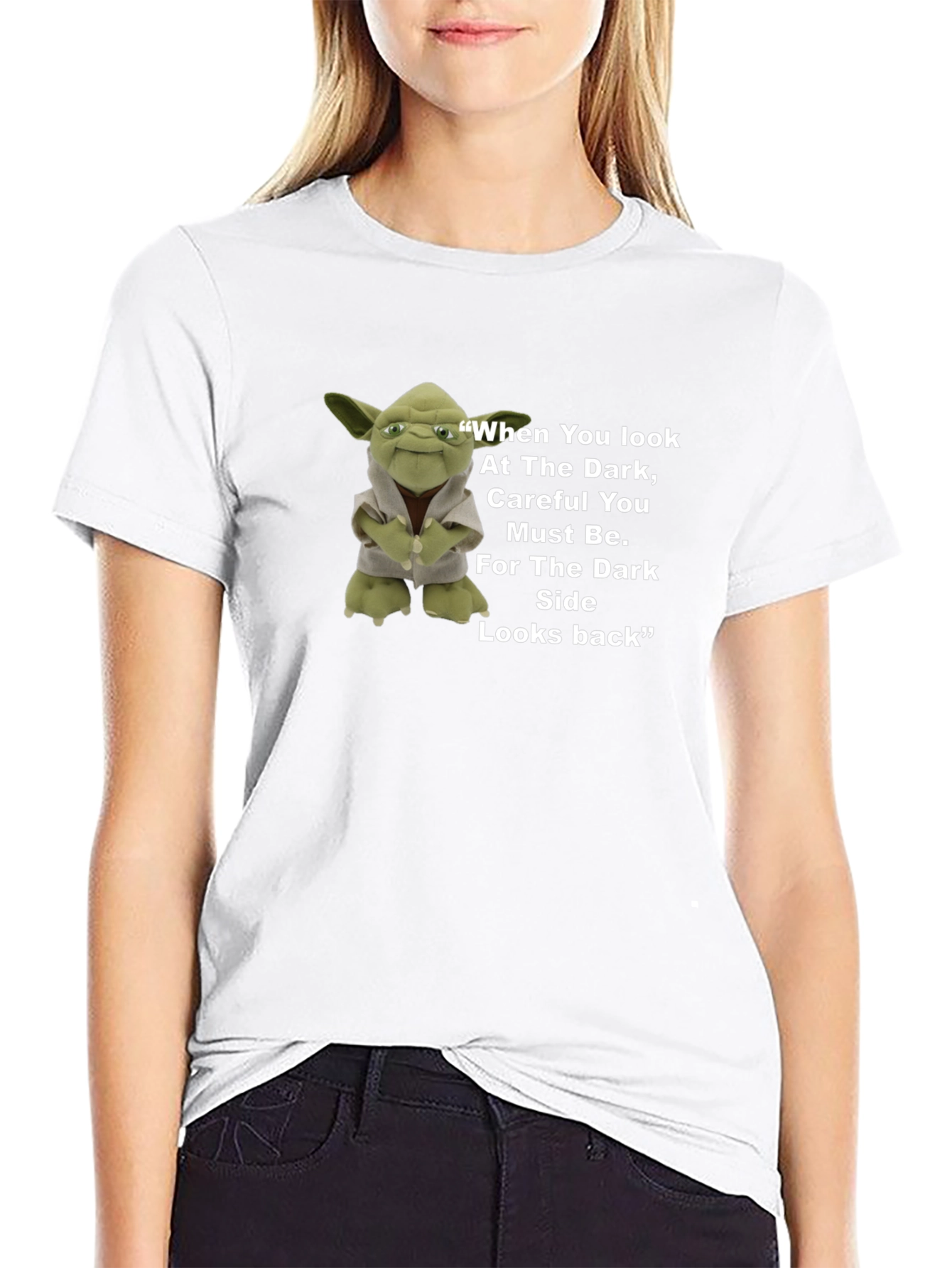 Yoda Dark Side Mens Black T-Shirt
