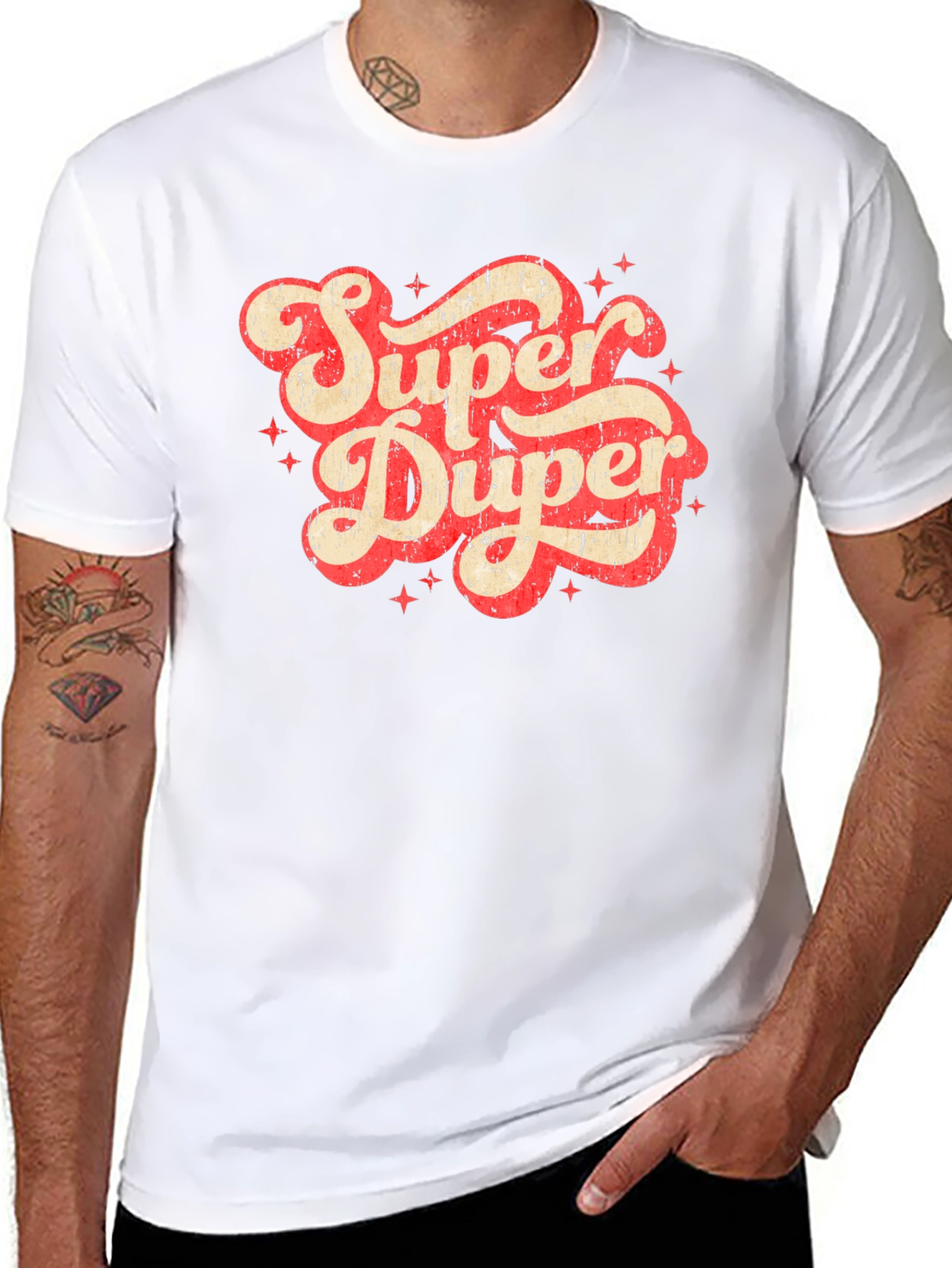 Super Duper Retro Graphic T-Shirt