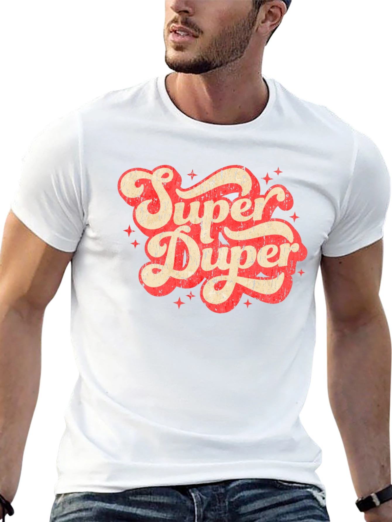 Super Duper Retro Graphic T-Shirt