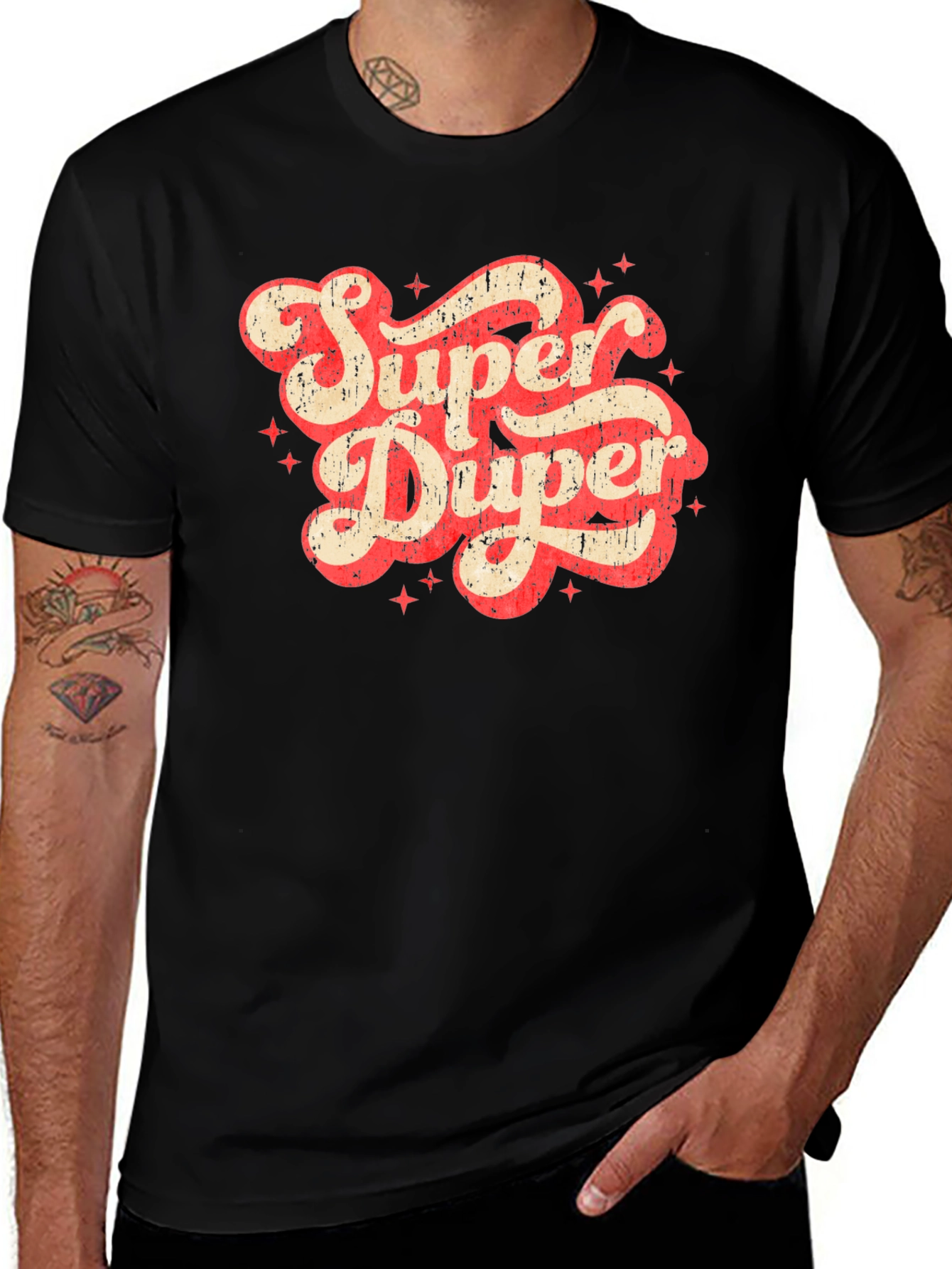 Super Duper Retro Graphic T-Shirt