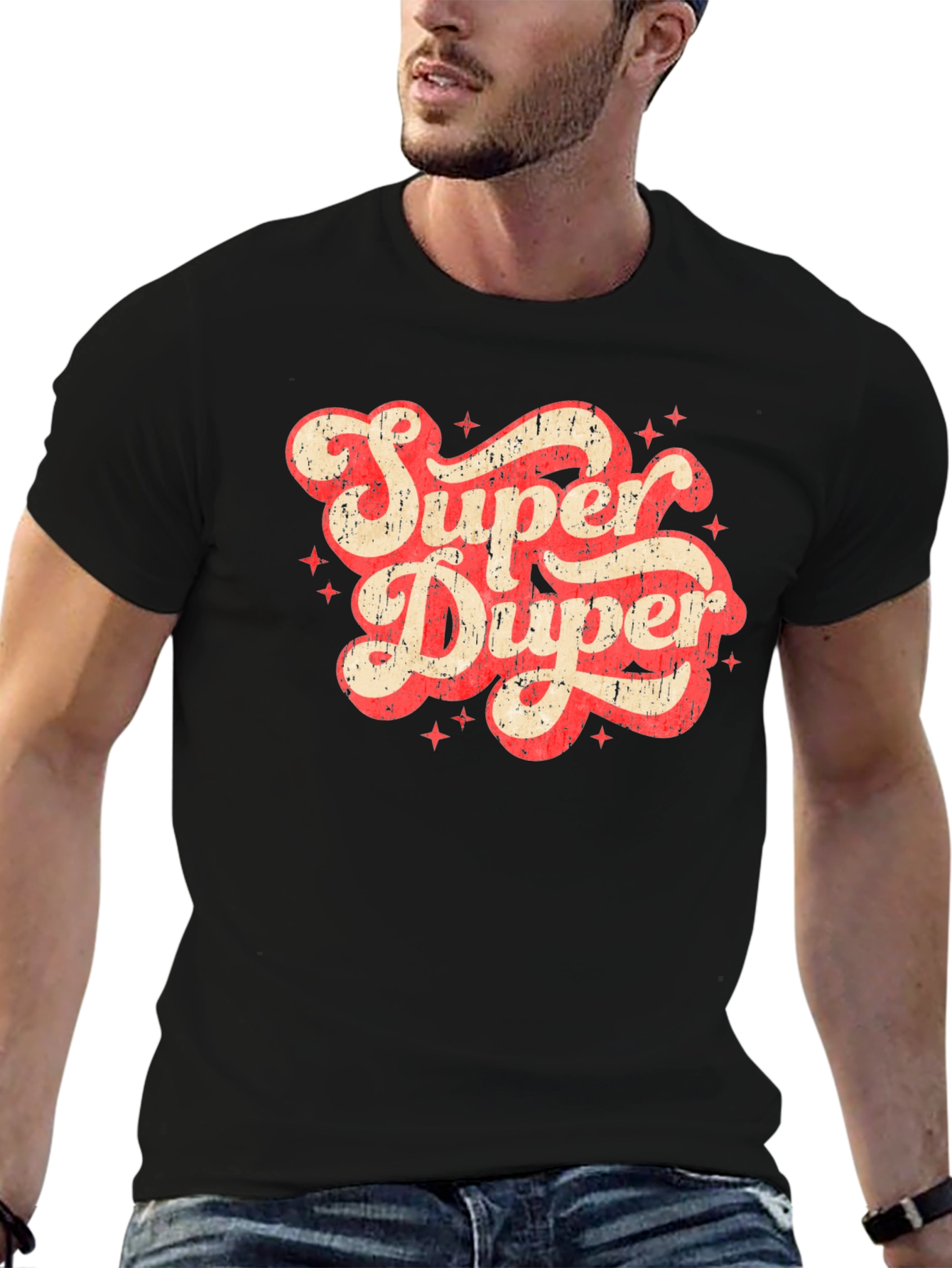 Super Duper Retro Graphic T-Shirt