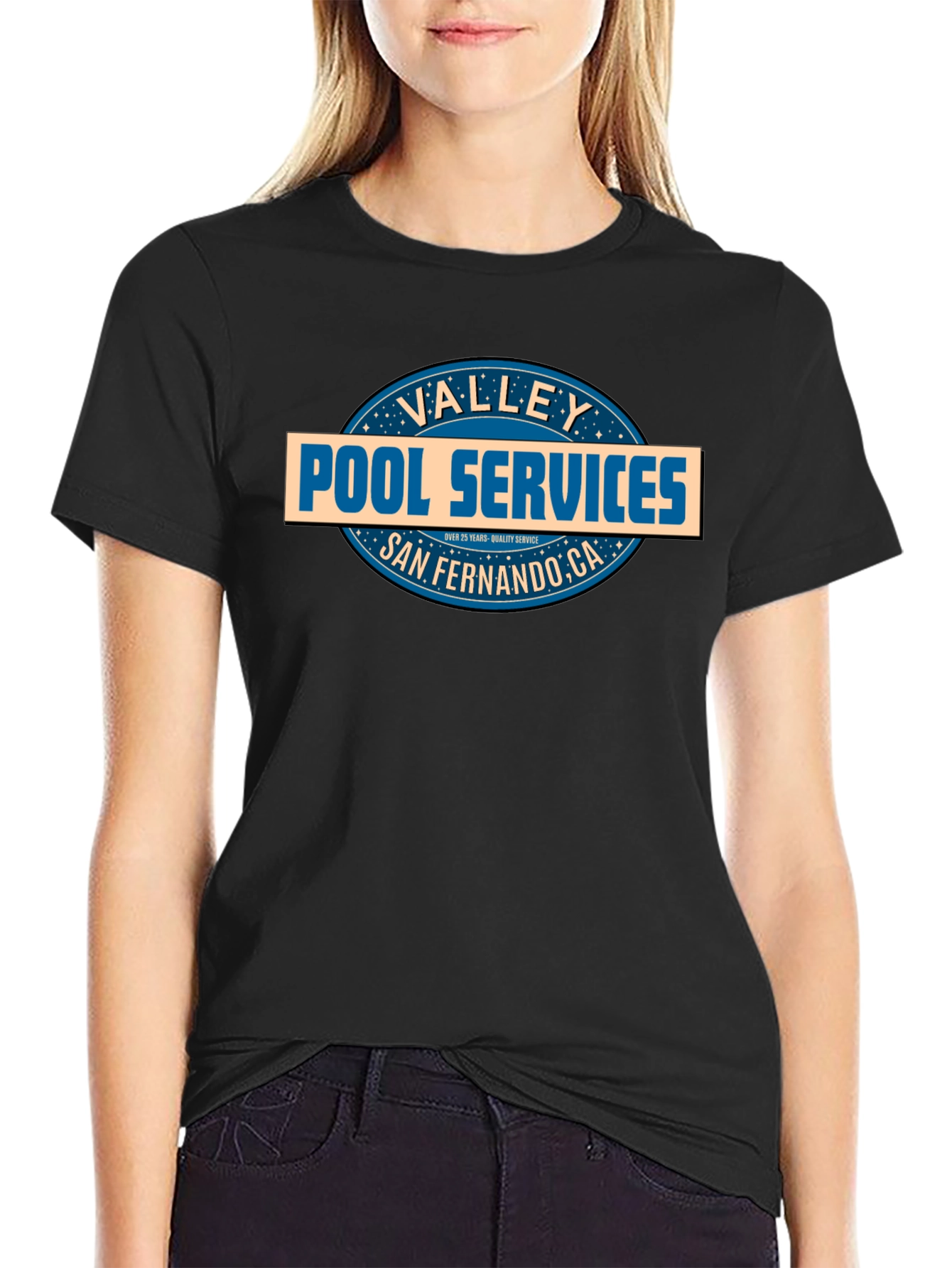 Valley Pool Services T-Shirt - San Fernando CA