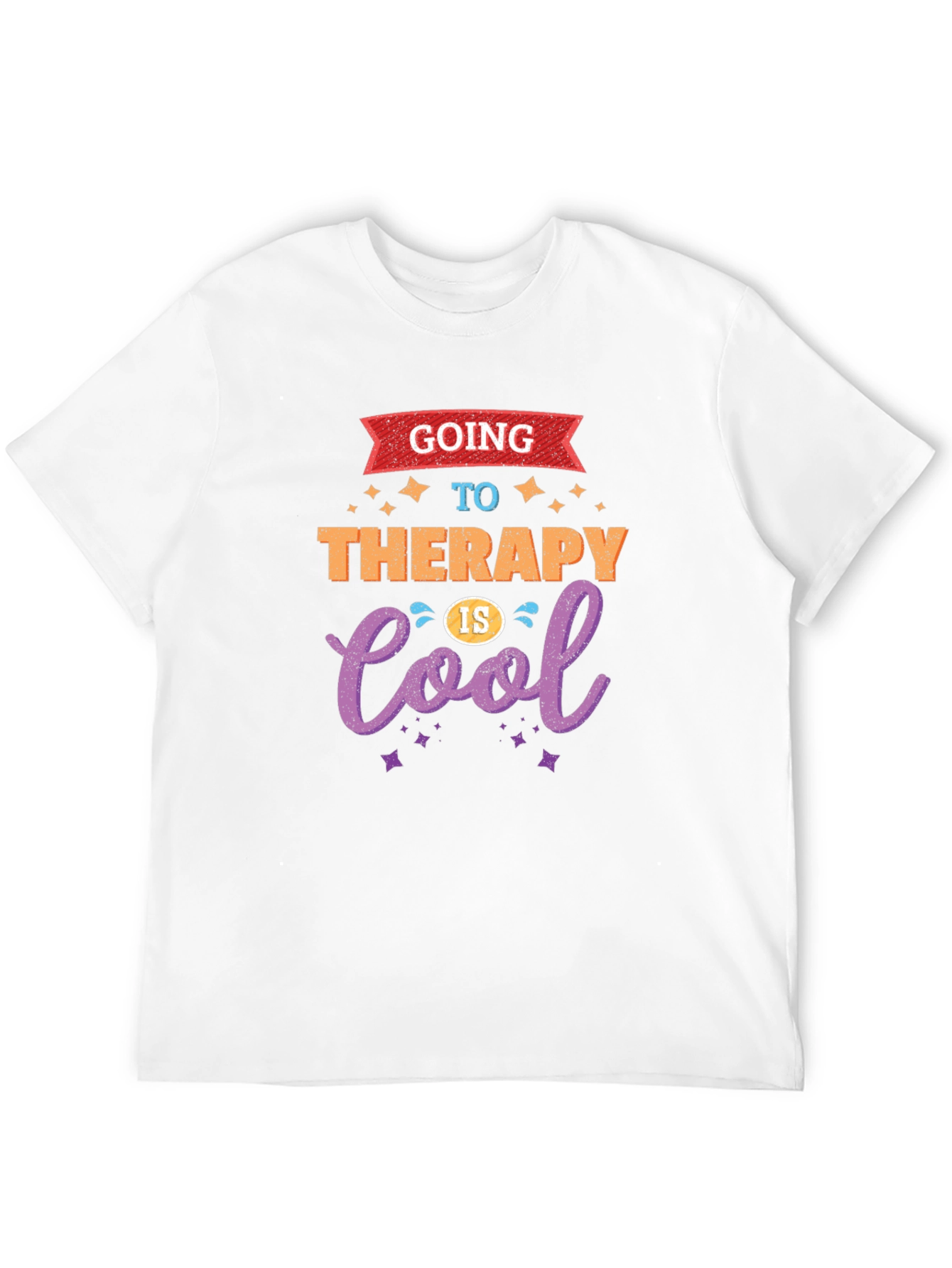 Therapy Is Cool Black T-Shirt