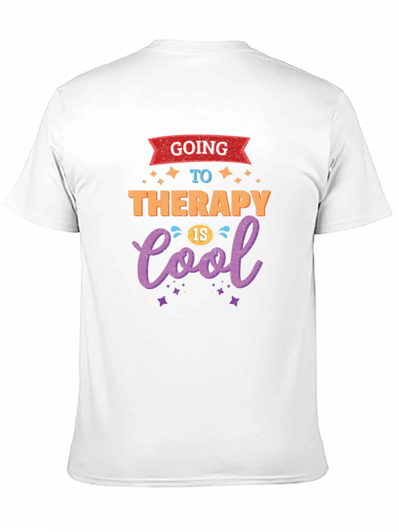 Therapy Is Cool Black T-Shirt