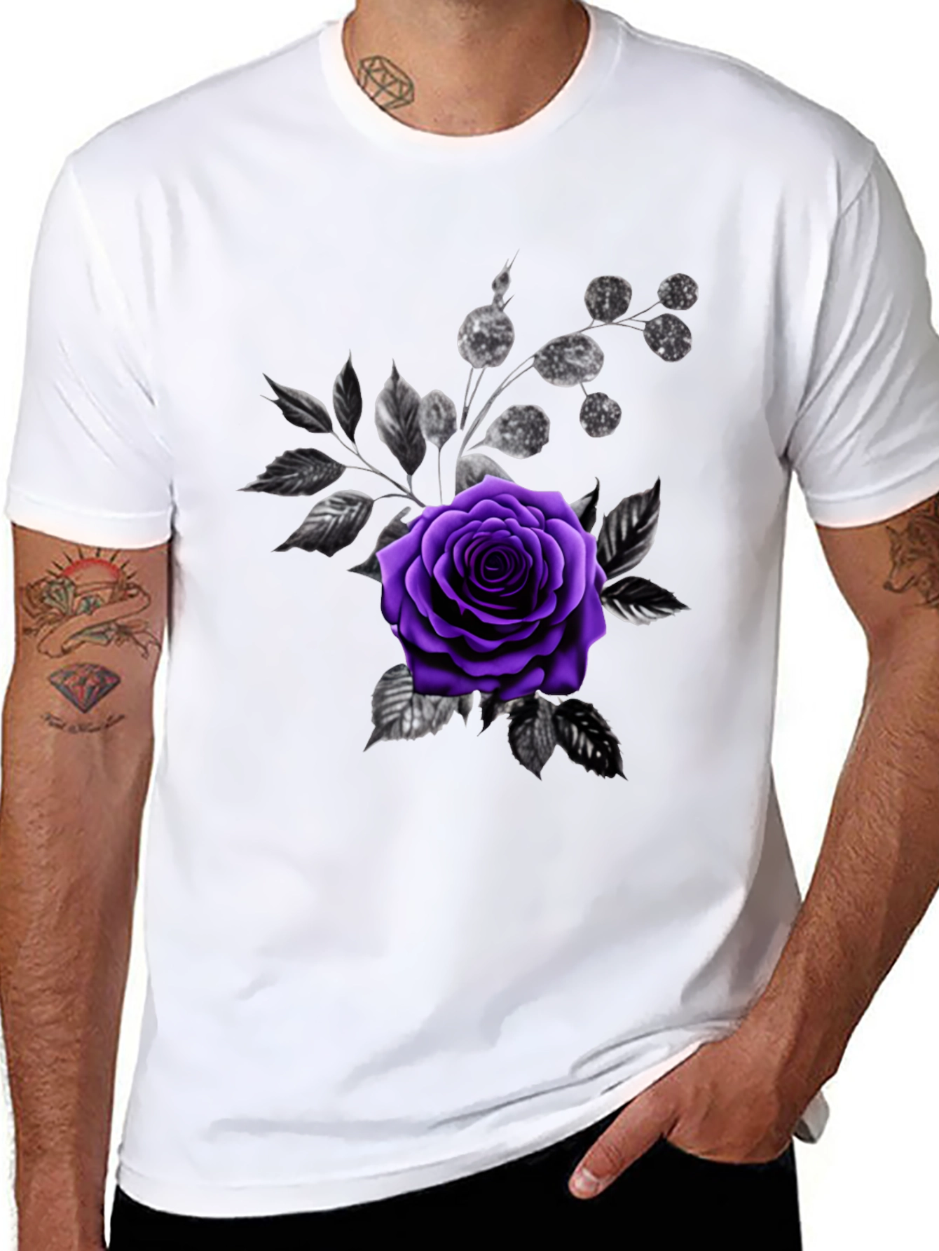 Black Rose Graphic Tee