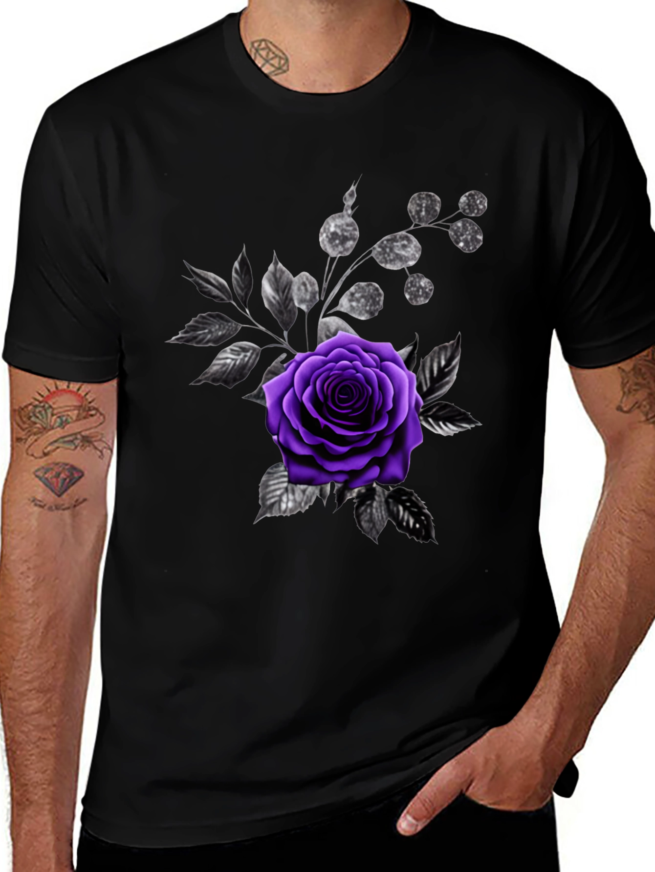 Black Rose Graphic Tee