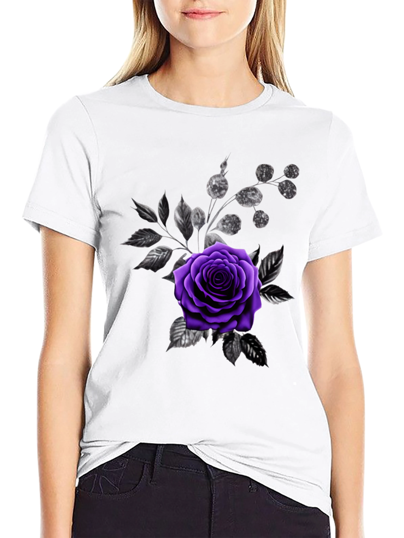 Black Rose Graphic Tee