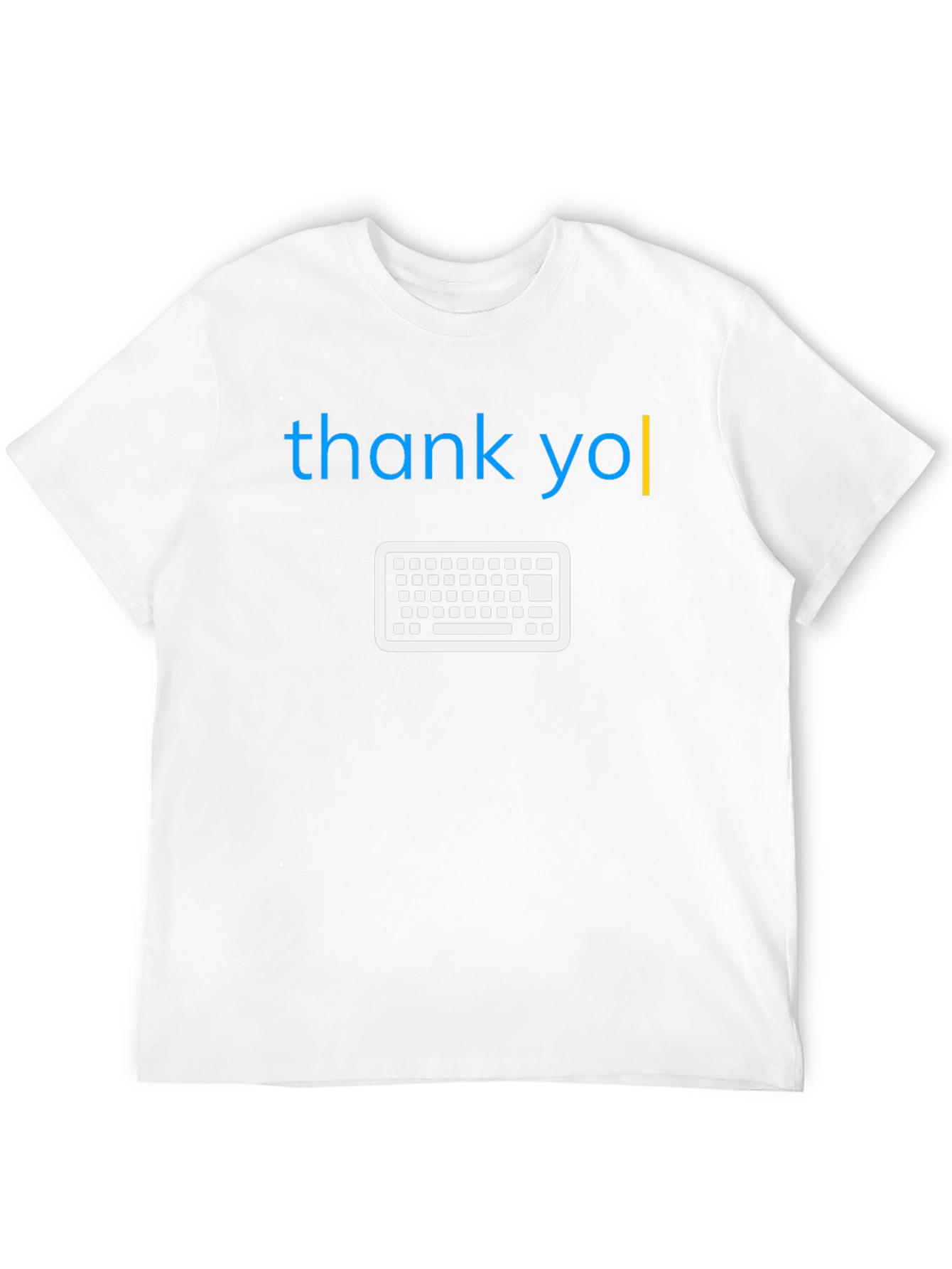 Thank You Keyboardist T-Shirt Funny Programmer Tee