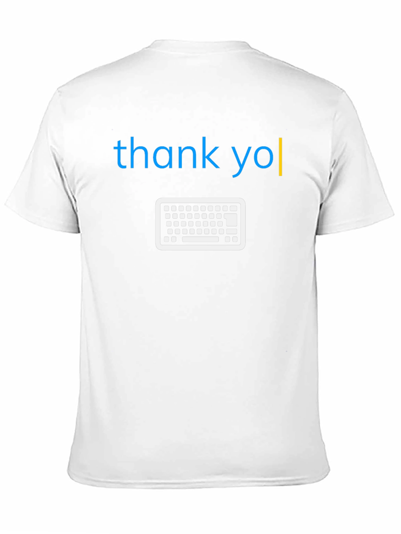 Thank You Keyboardist T-Shirt Funny Programmer Tee