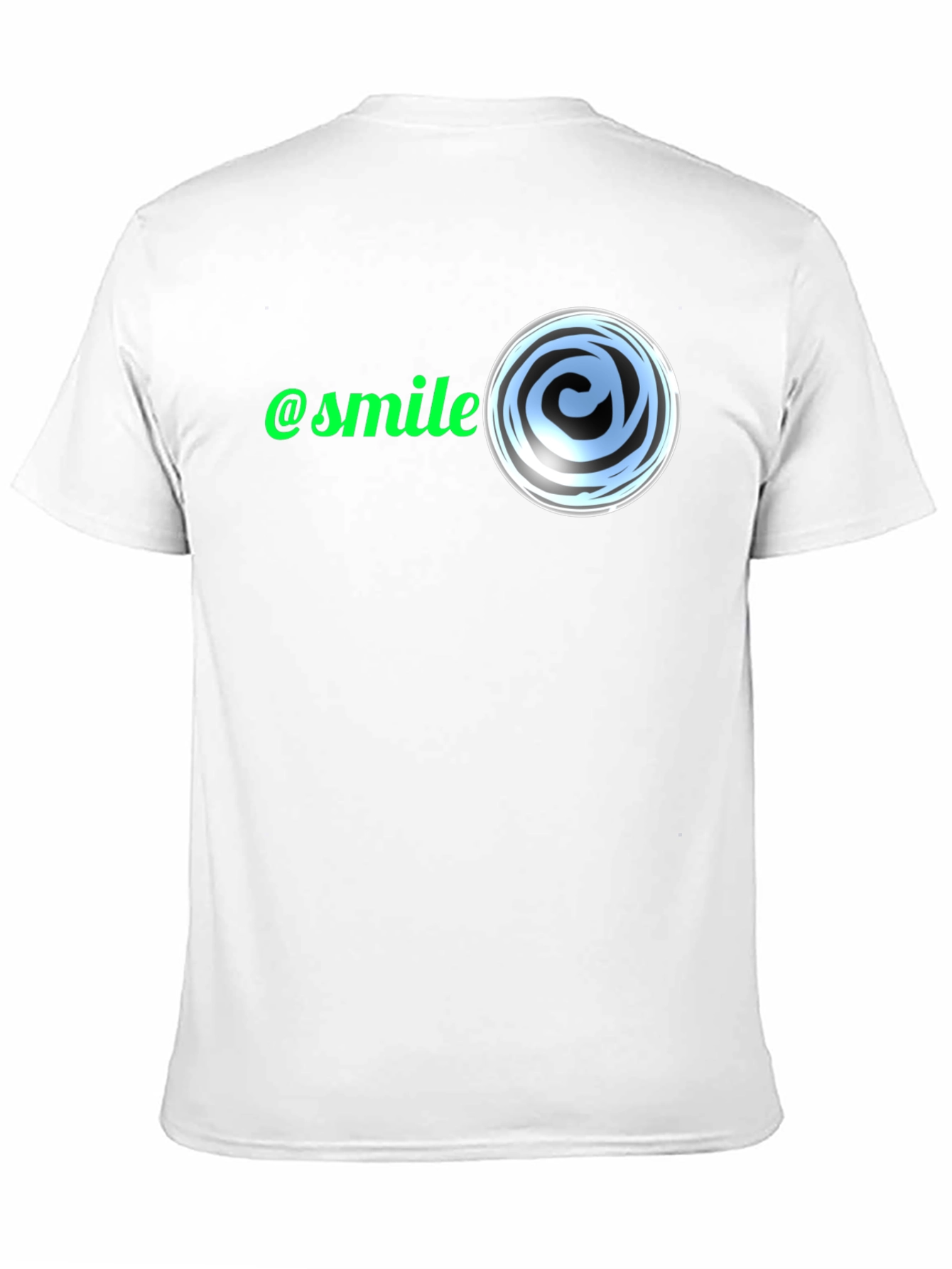 @smile Graphic Black T-Shirt - Trendy Casual Wear