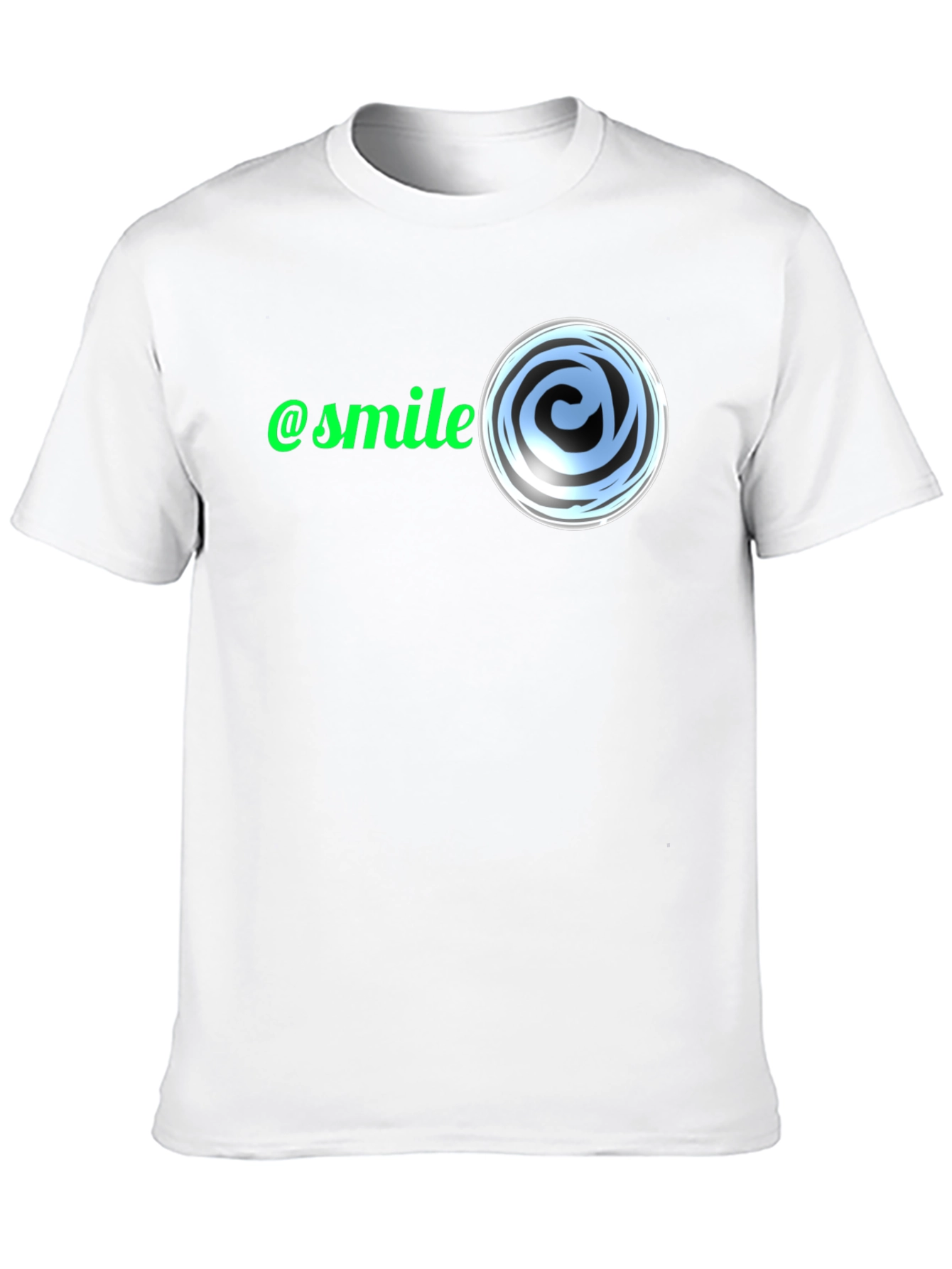 @smile Graphic Black T-Shirt - Trendy Casual Wear