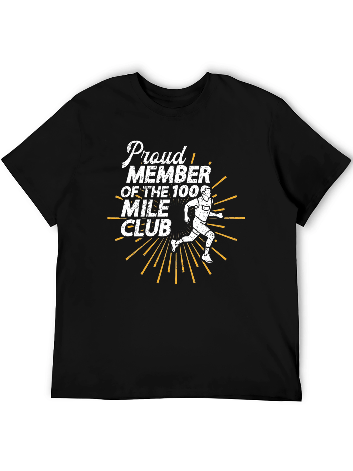 100 Mile Club Graphic T-Shirt - Black