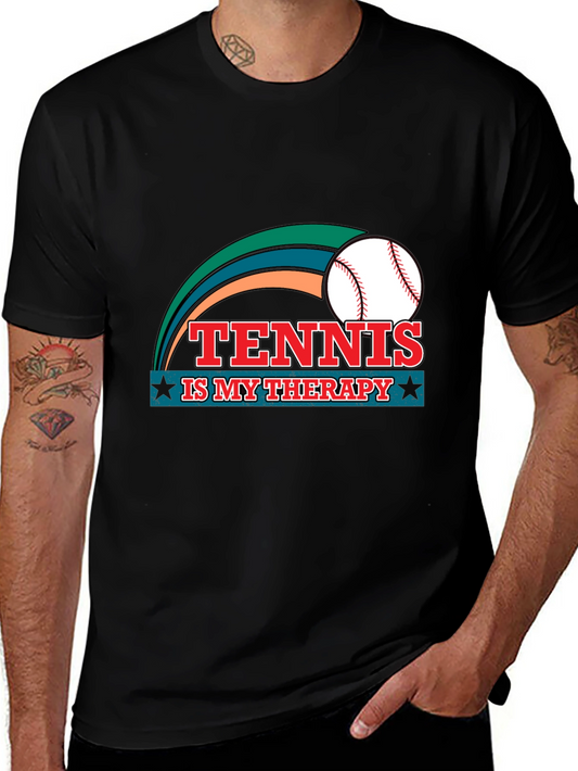 Tennis is My Therapy Graphic T-Shirt