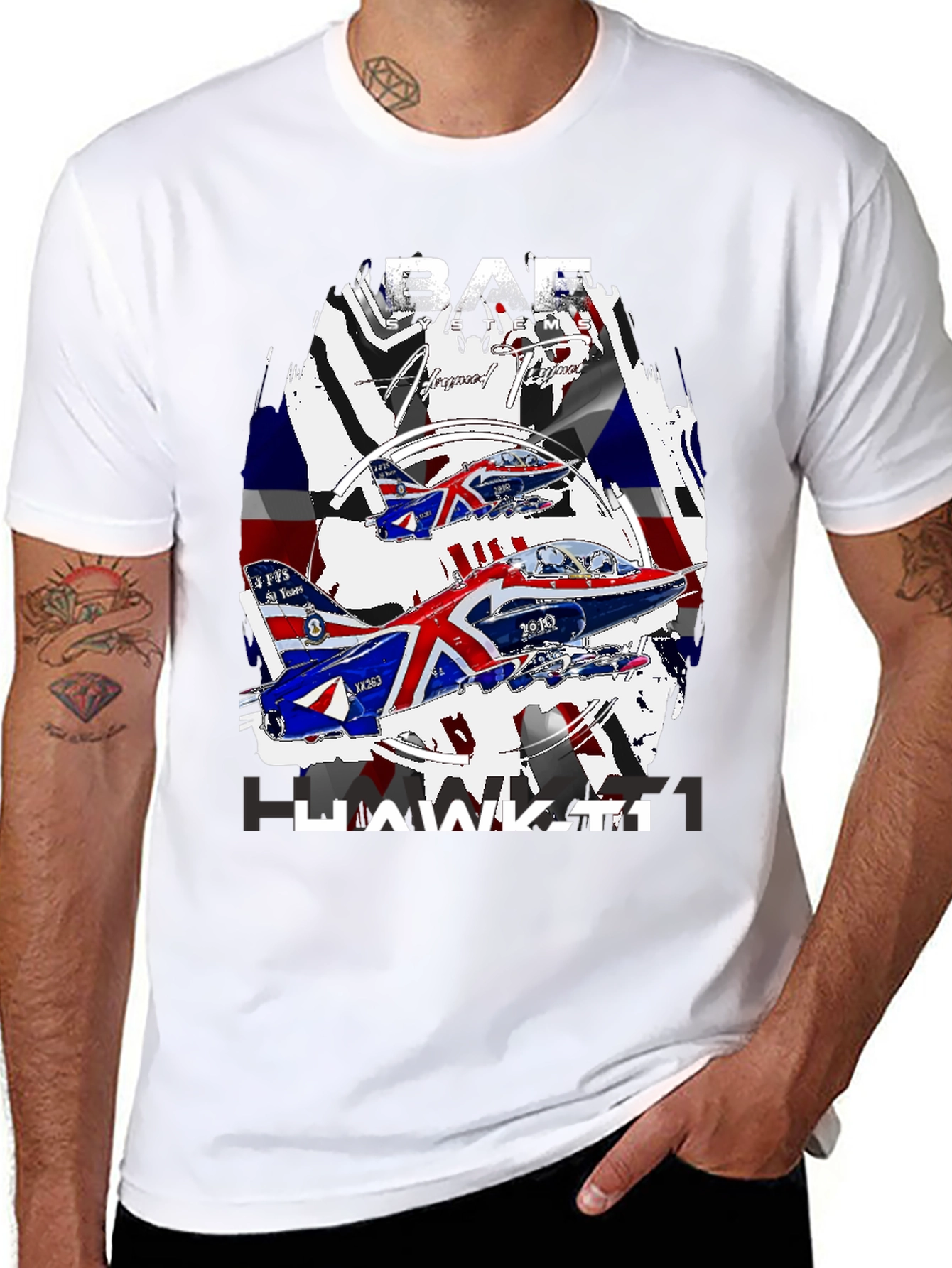 BAE Hawk T1 Jet Graphic T-Shirt