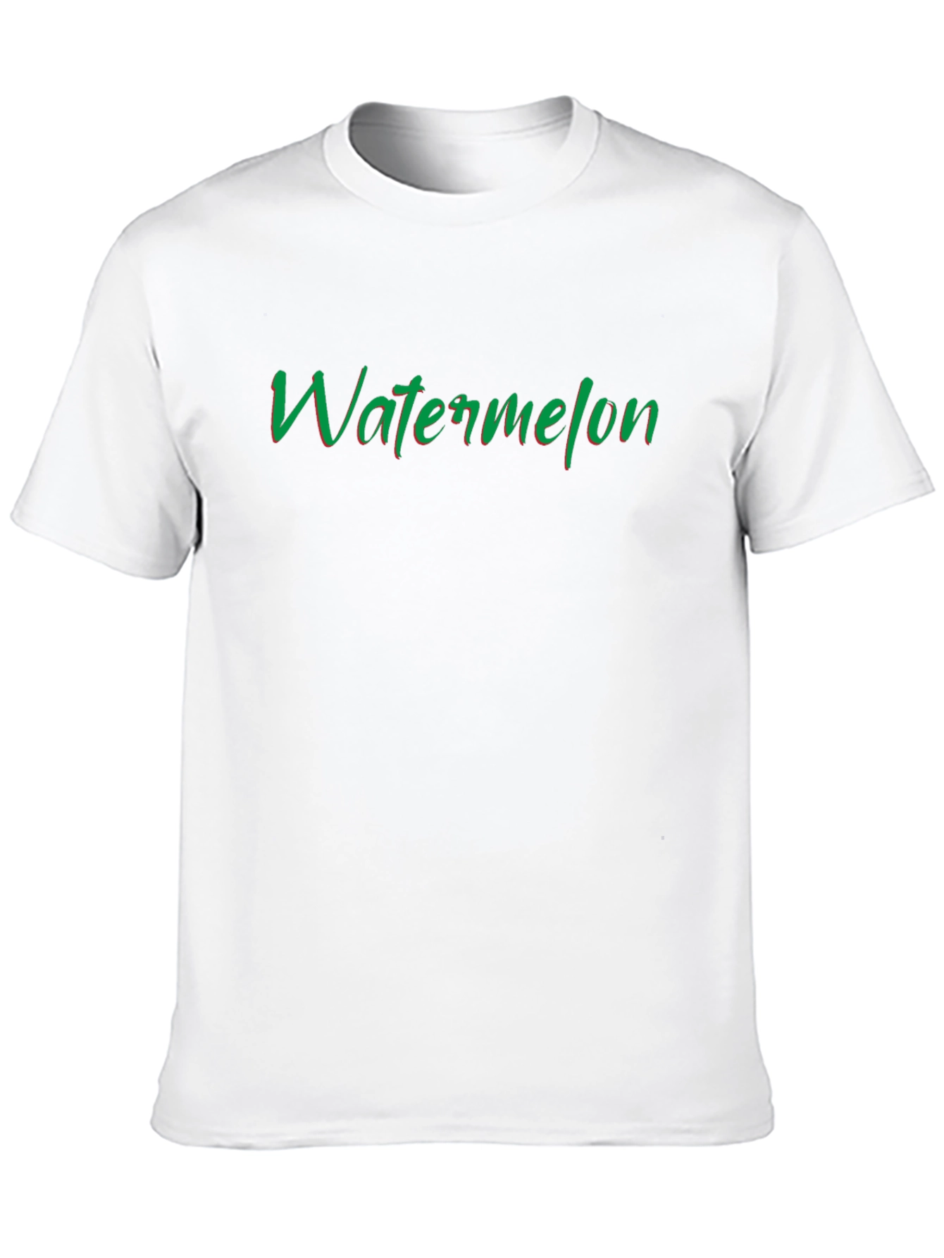 Watermelon Graphic Tee - Casual Black T-Shirt
