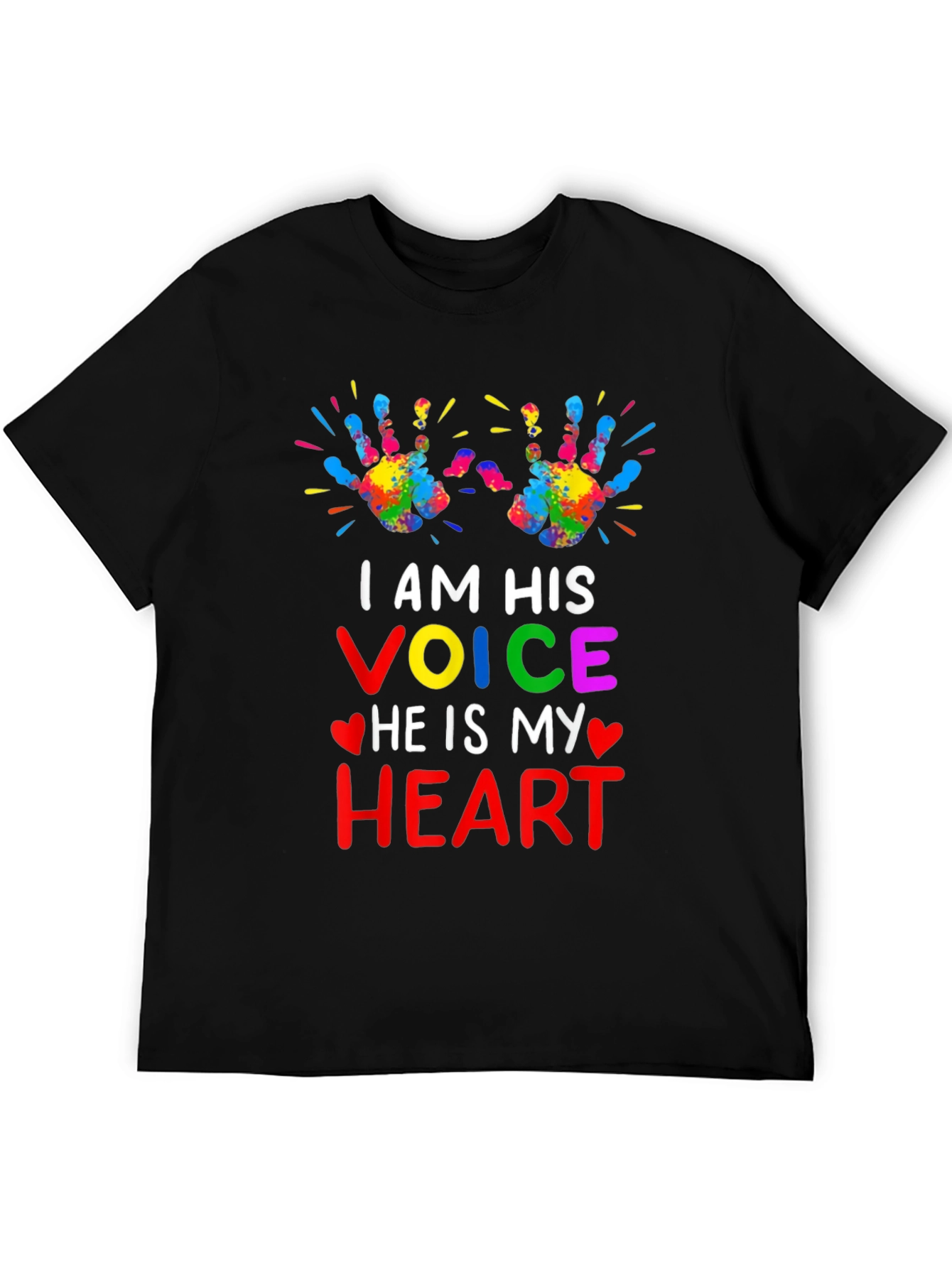 Autism Awareness I Am His Voice Graphic Tee