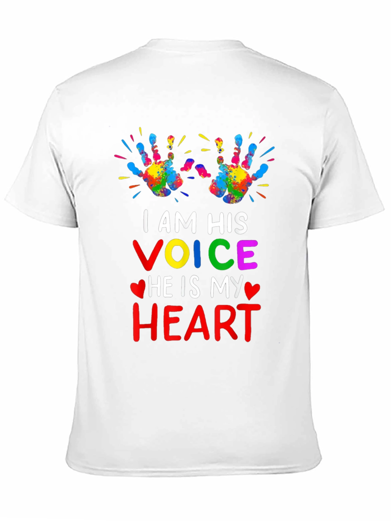 Autism Awareness I Am His Voice Graphic Tee