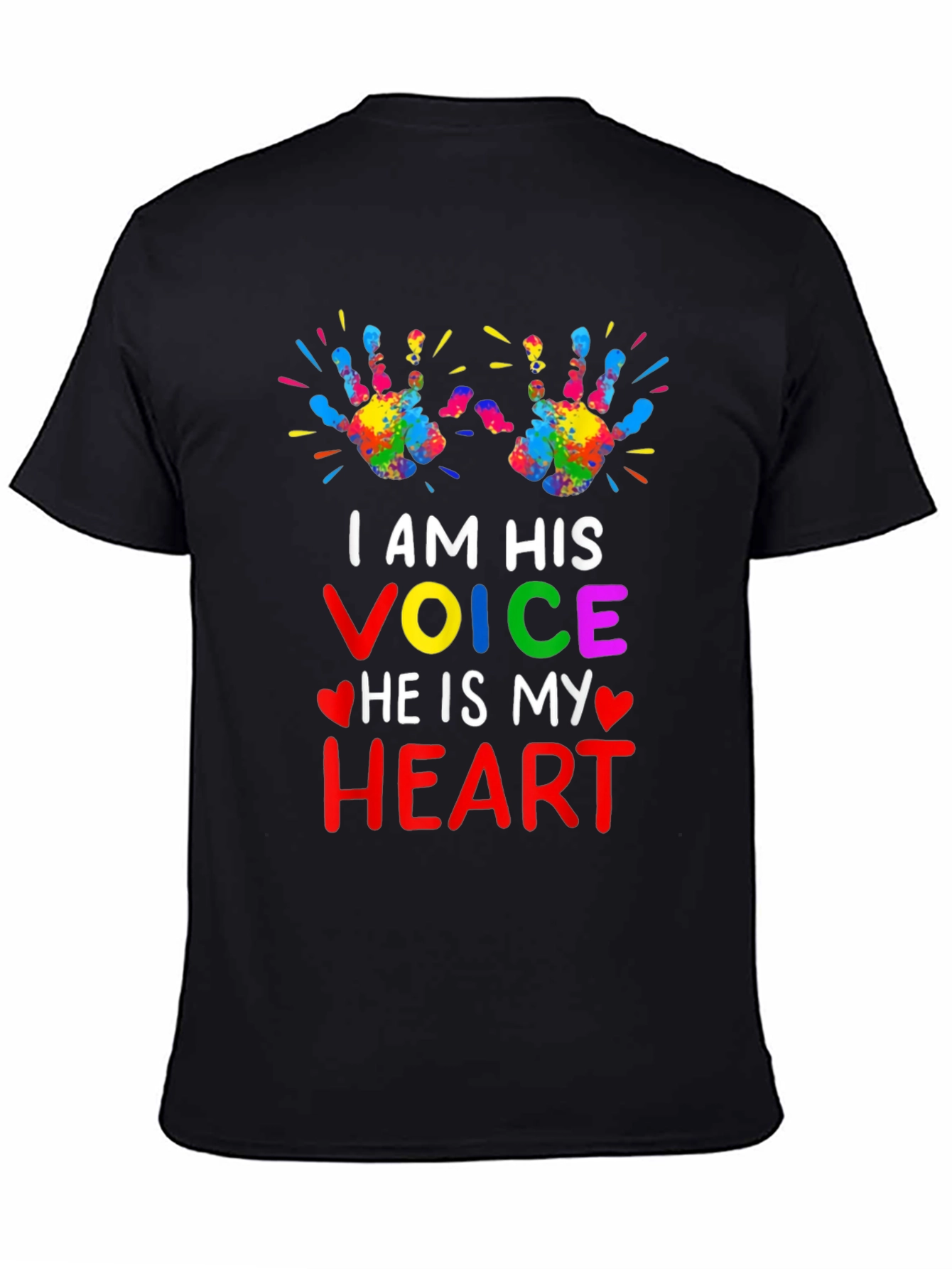 Autism Awareness I Am His Voice Graphic Tee