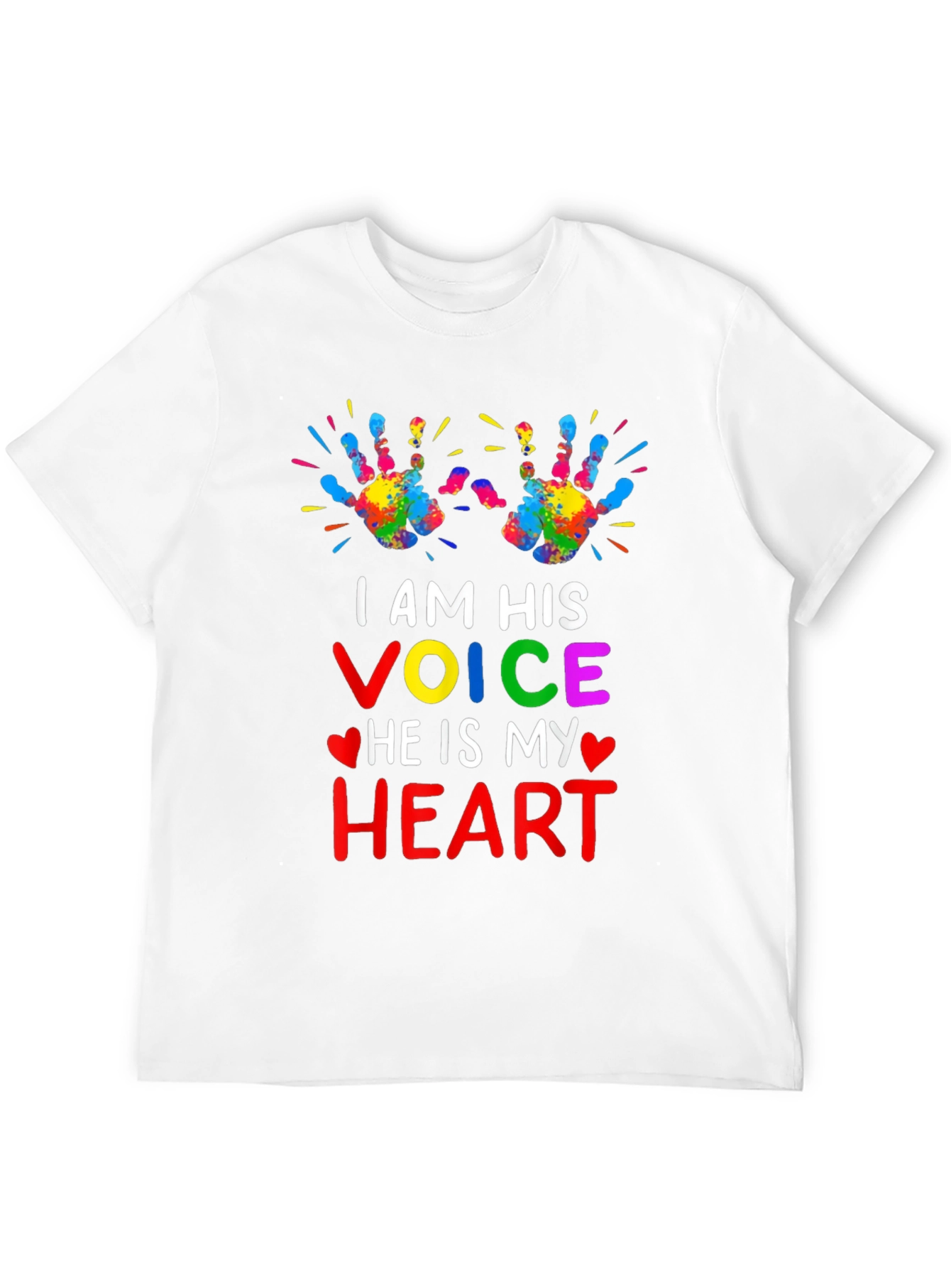 Autism Awareness I Am His Voice Graphic Tee