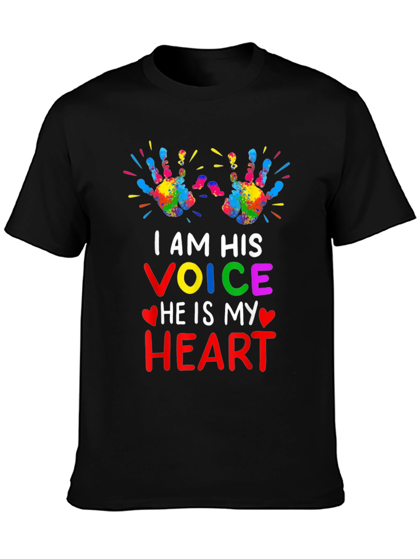 Autism Awareness I Am His Voice Graphic Tee