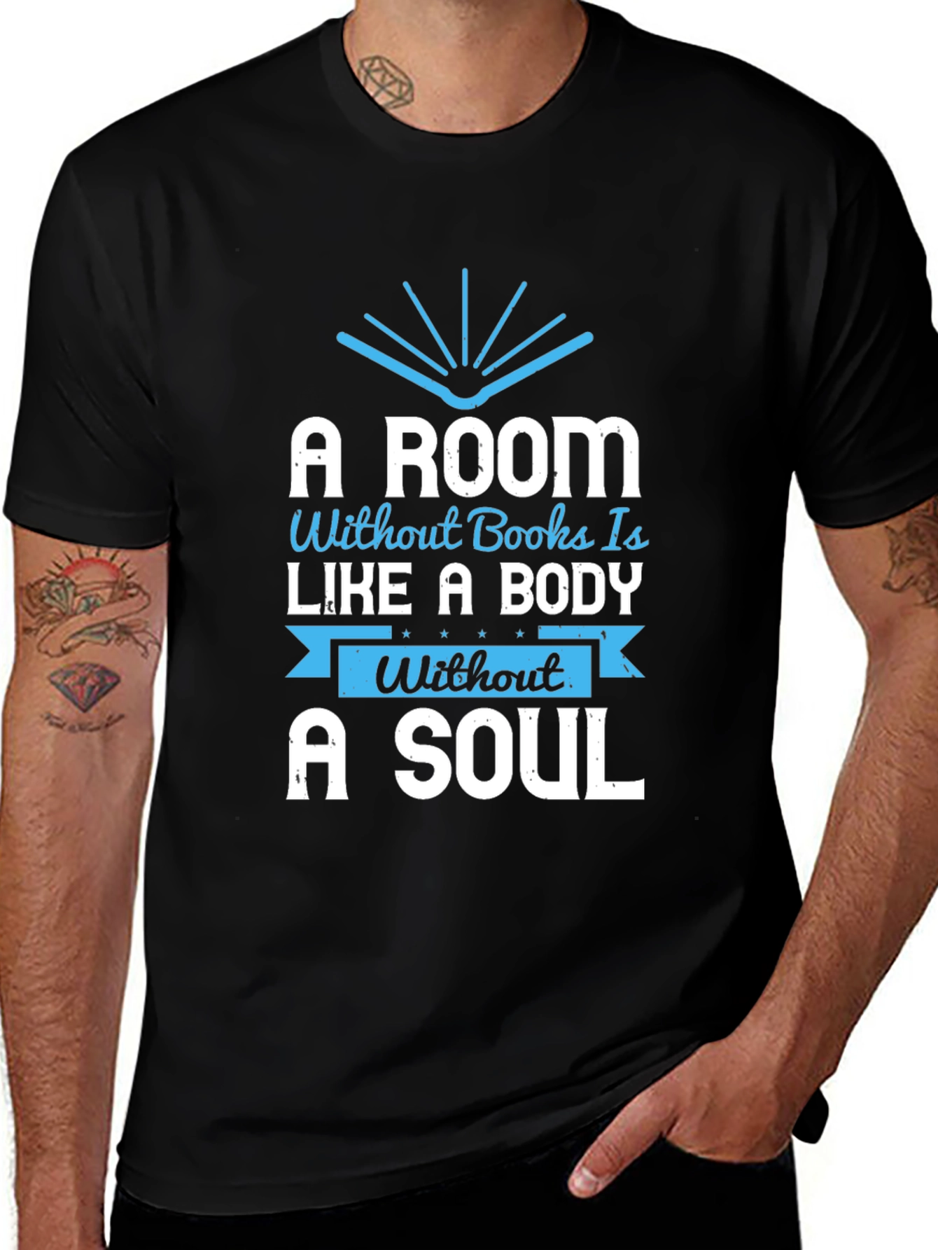 A Room Without Books T-Shirt - Reading Lover Apparel