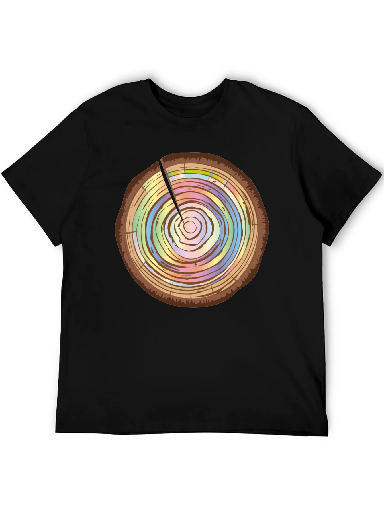 Tree Ring Graphic Tee - Unique & Stylish