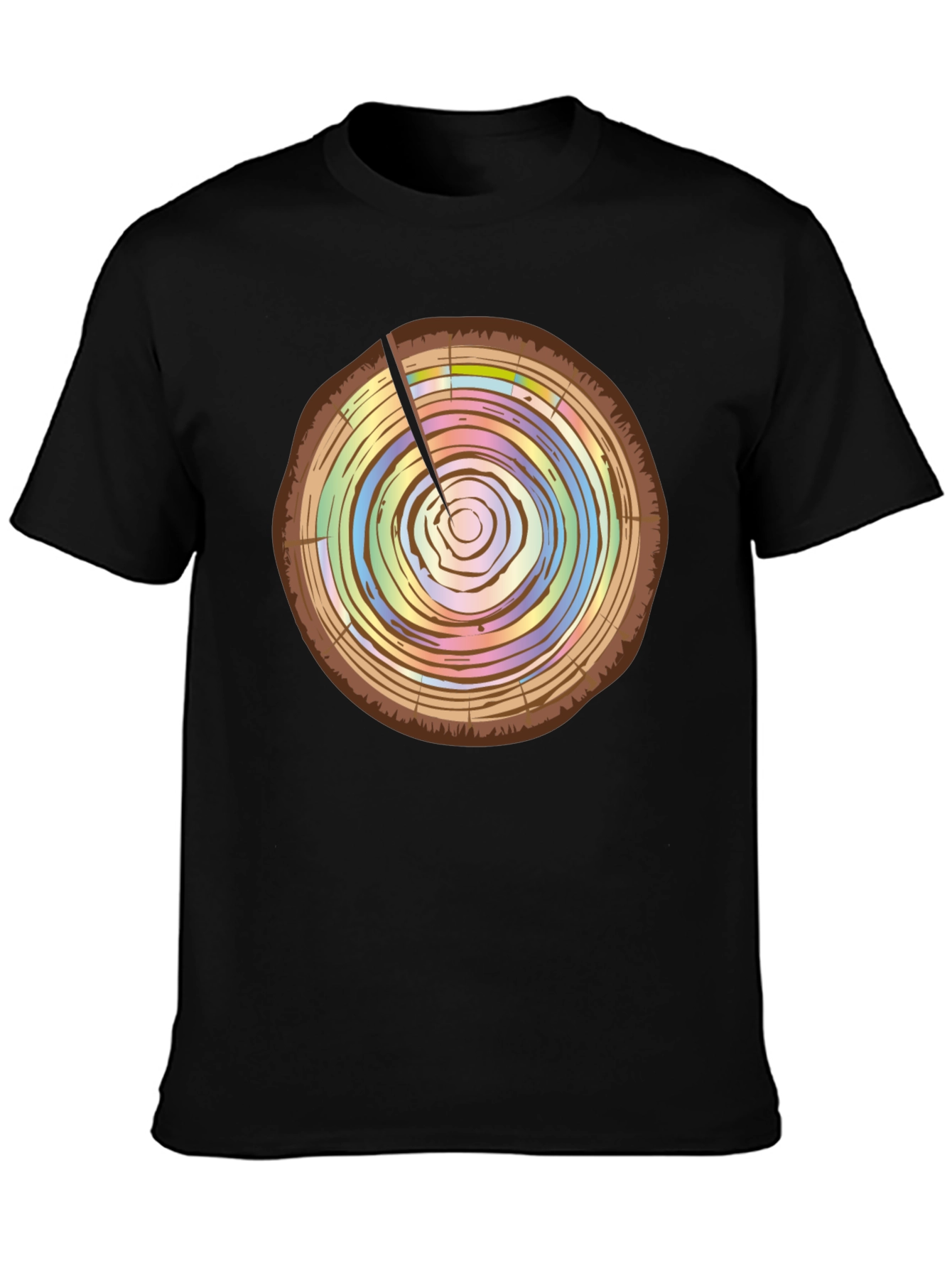Tree Ring Graphic Tee - Unique & Stylish