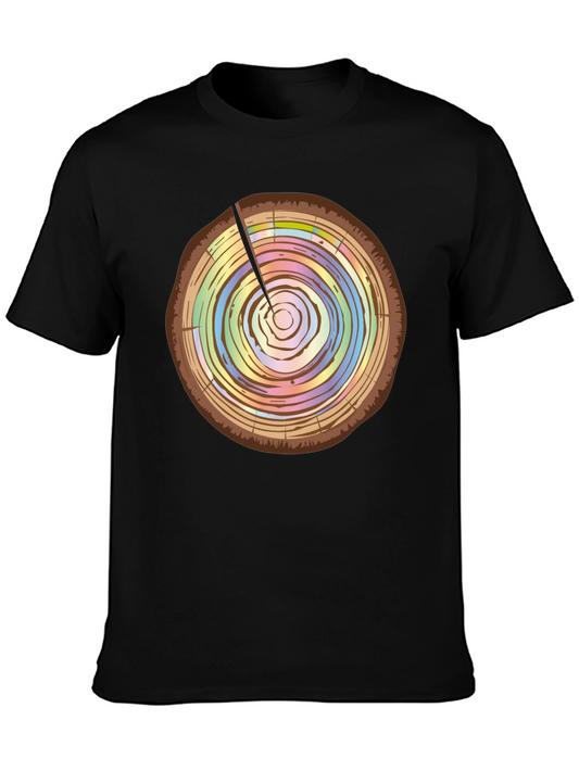 Tree Ring Graphic Tee - Unique & Stylish