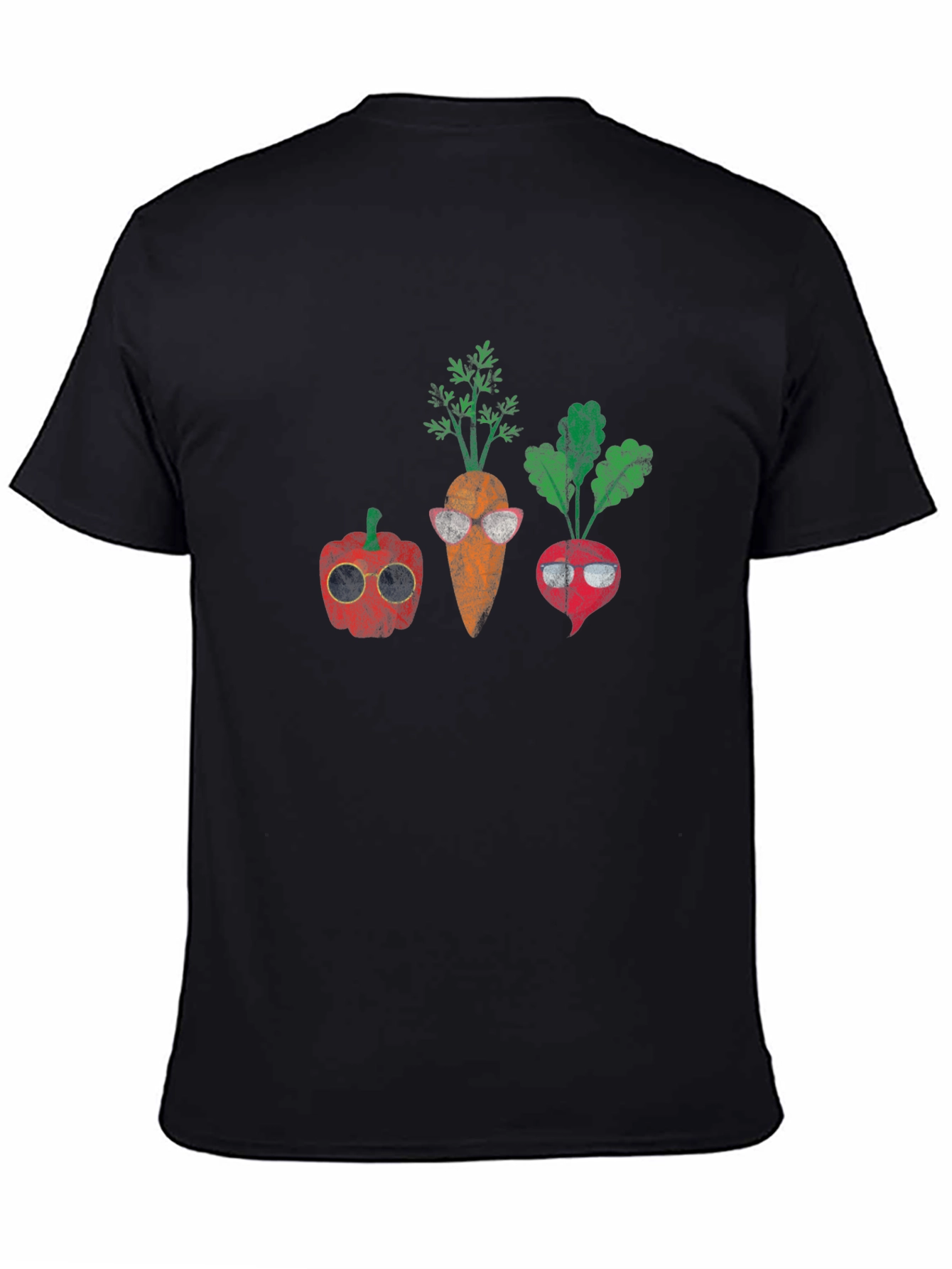 Vegetable Gangster T-Shirt - Cool Foodie Design