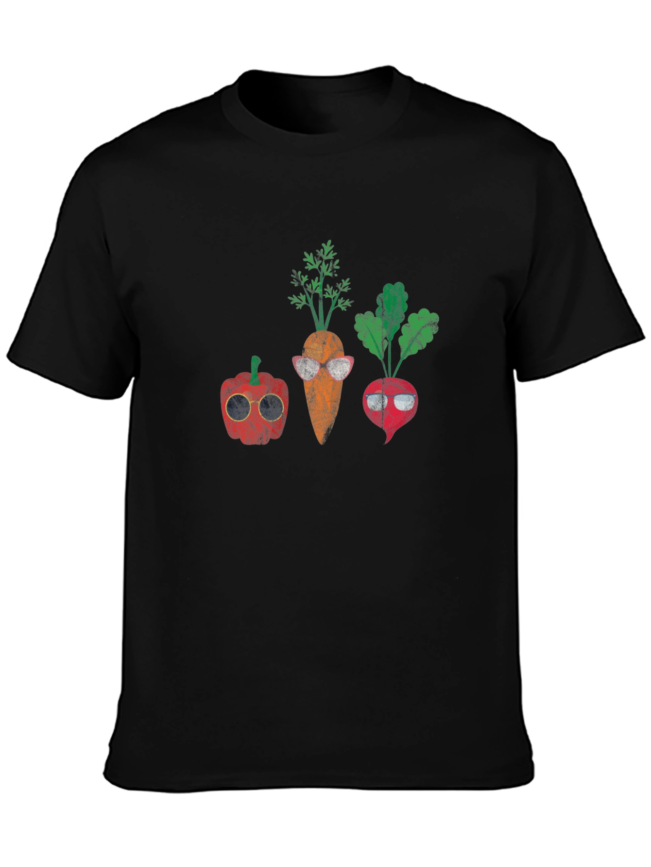 Vegetable Gangster T-Shirt - Cool Foodie Design