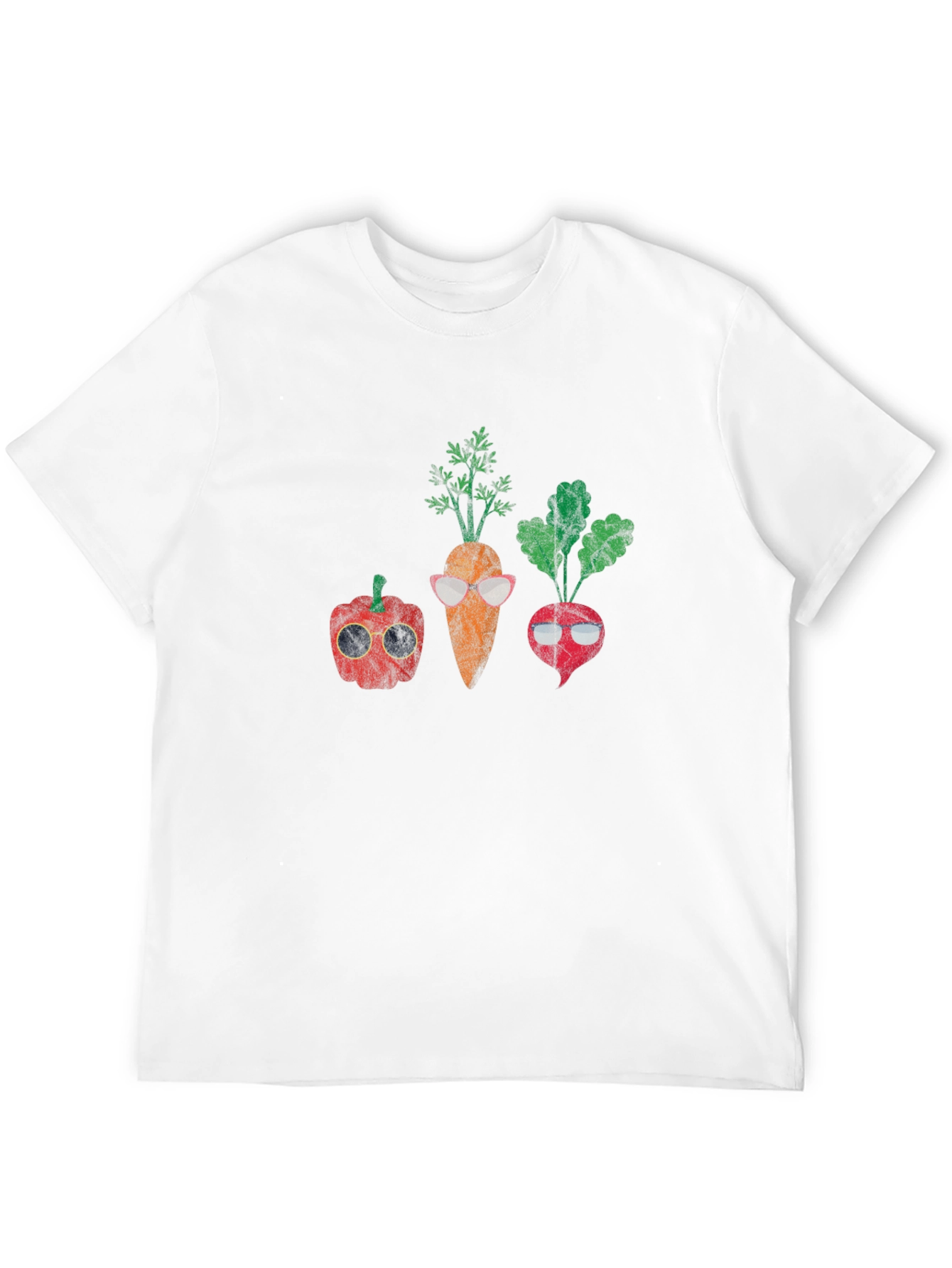 Vegetable Gangster T-Shirt - Cool Foodie Design