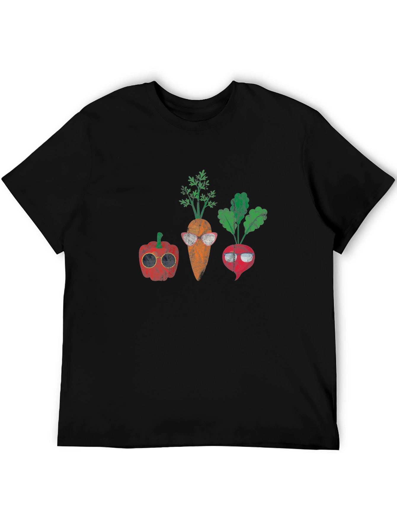Vegetable Gangster T-Shirt - Cool Foodie Design