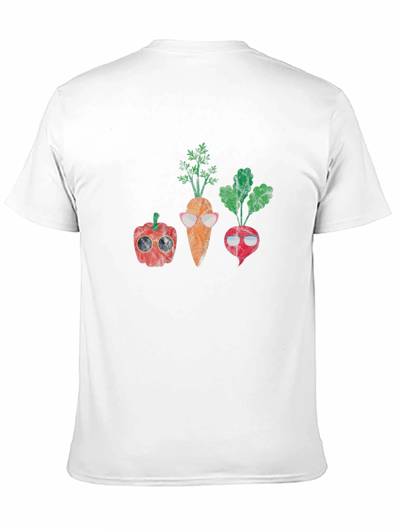 Vegetable Gangster T-Shirt - Cool Foodie Design