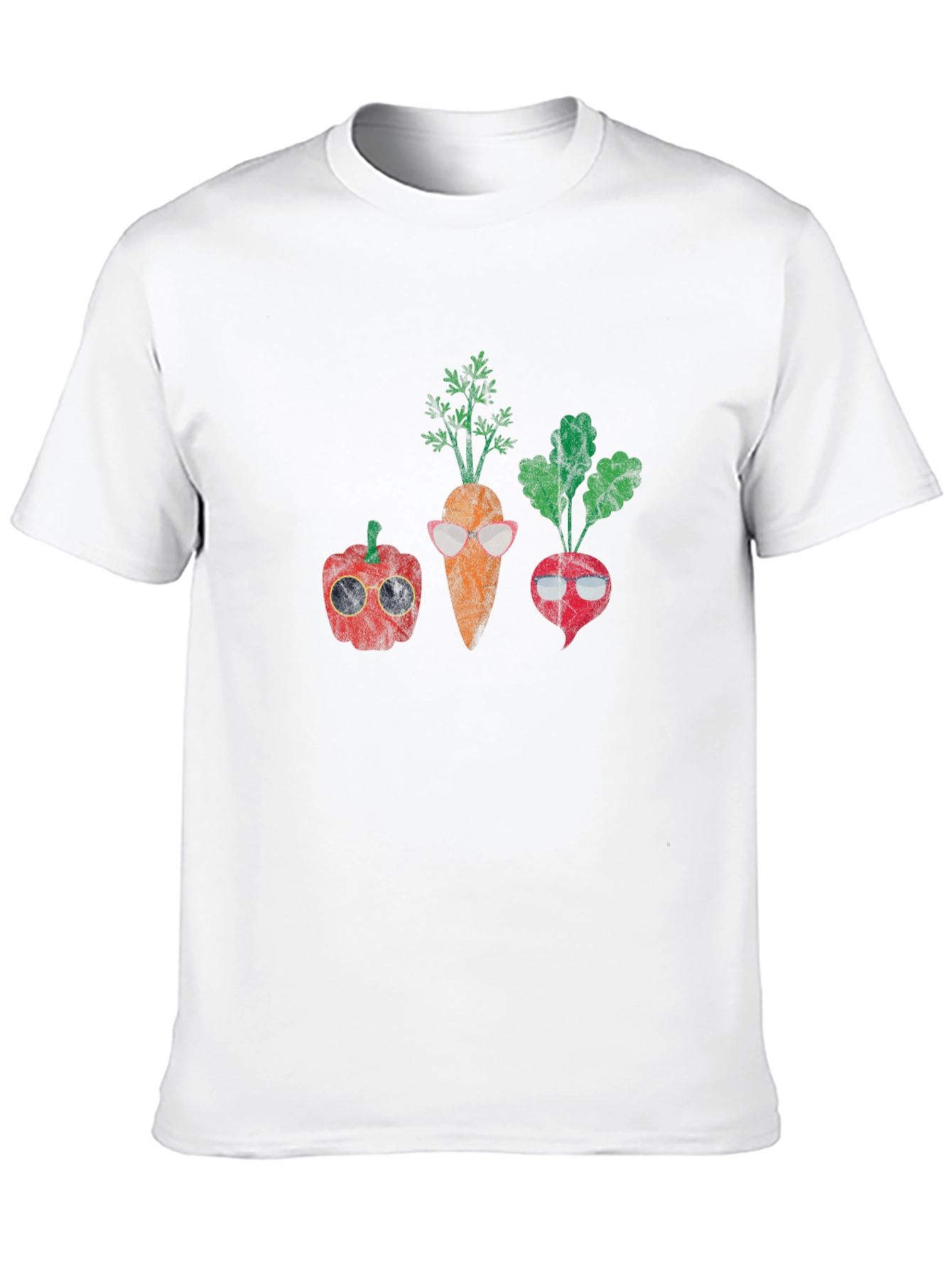 Vegetable Gangster T-Shirt - Cool Foodie Design