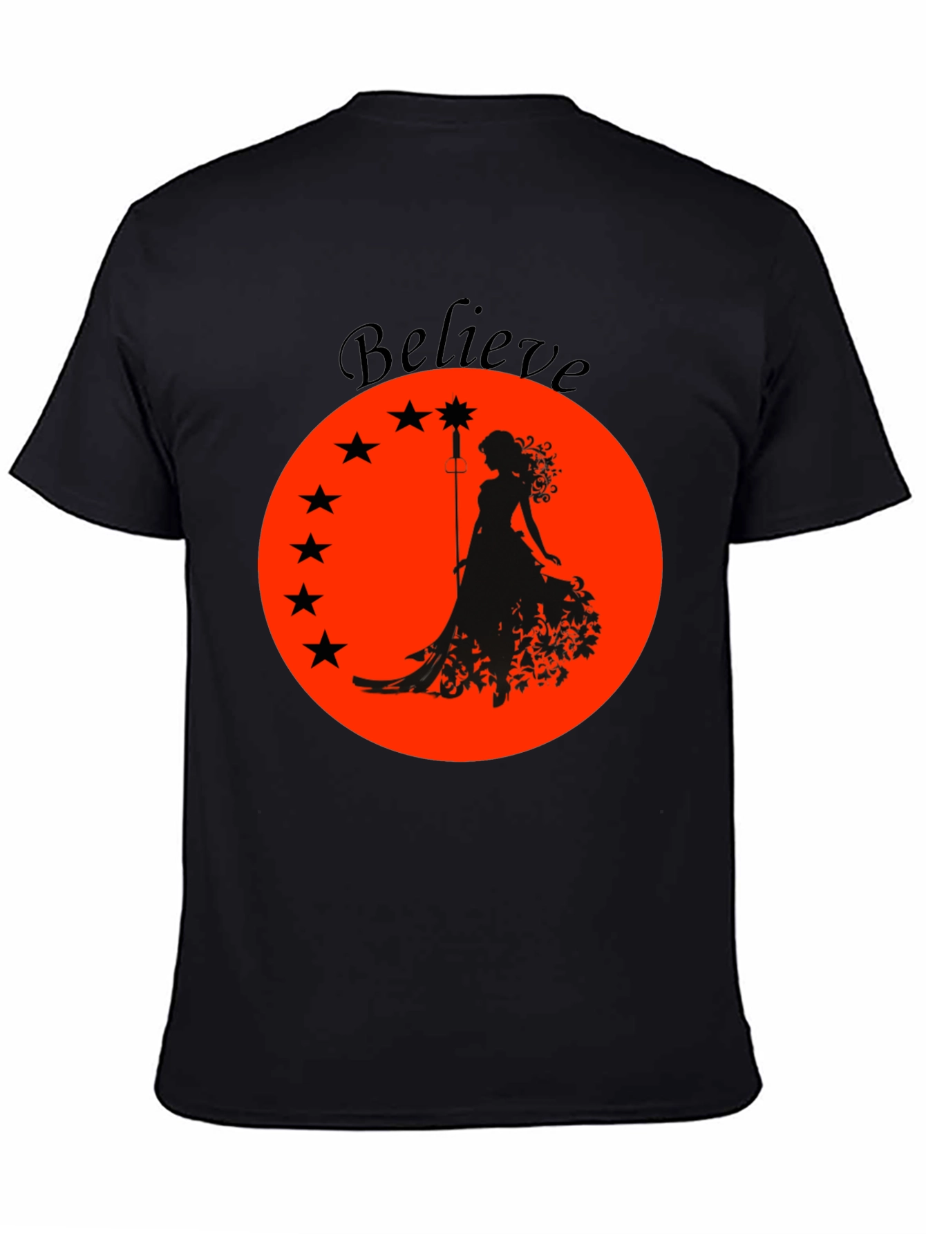 Believe Graphic Tee - Black Unisex T-Shirt