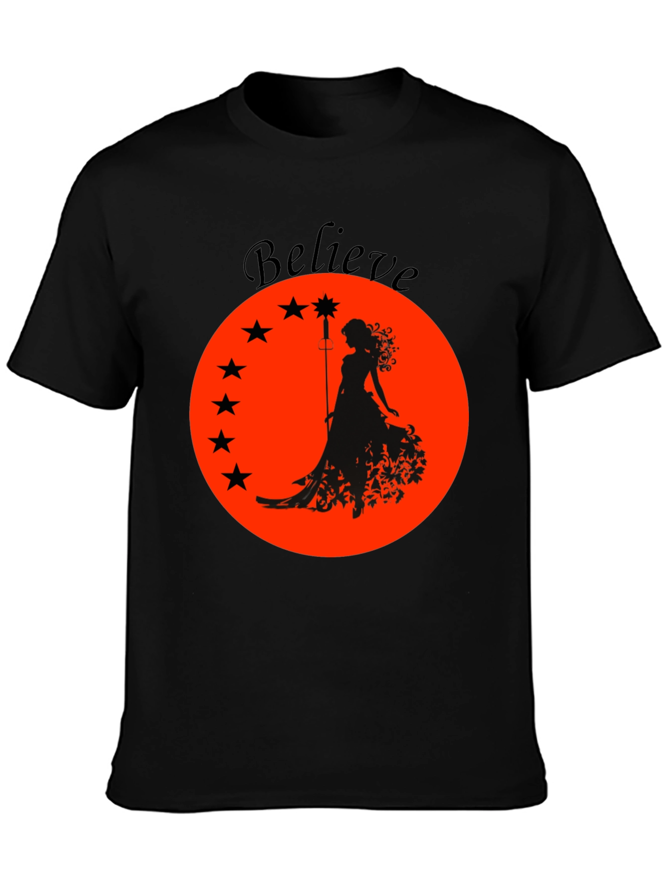 Believe Graphic Tee - Black Unisex T-Shirt