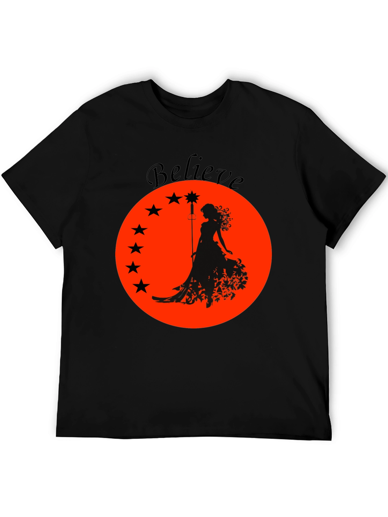 Believe Graphic Tee - Black Unisex T-Shirt