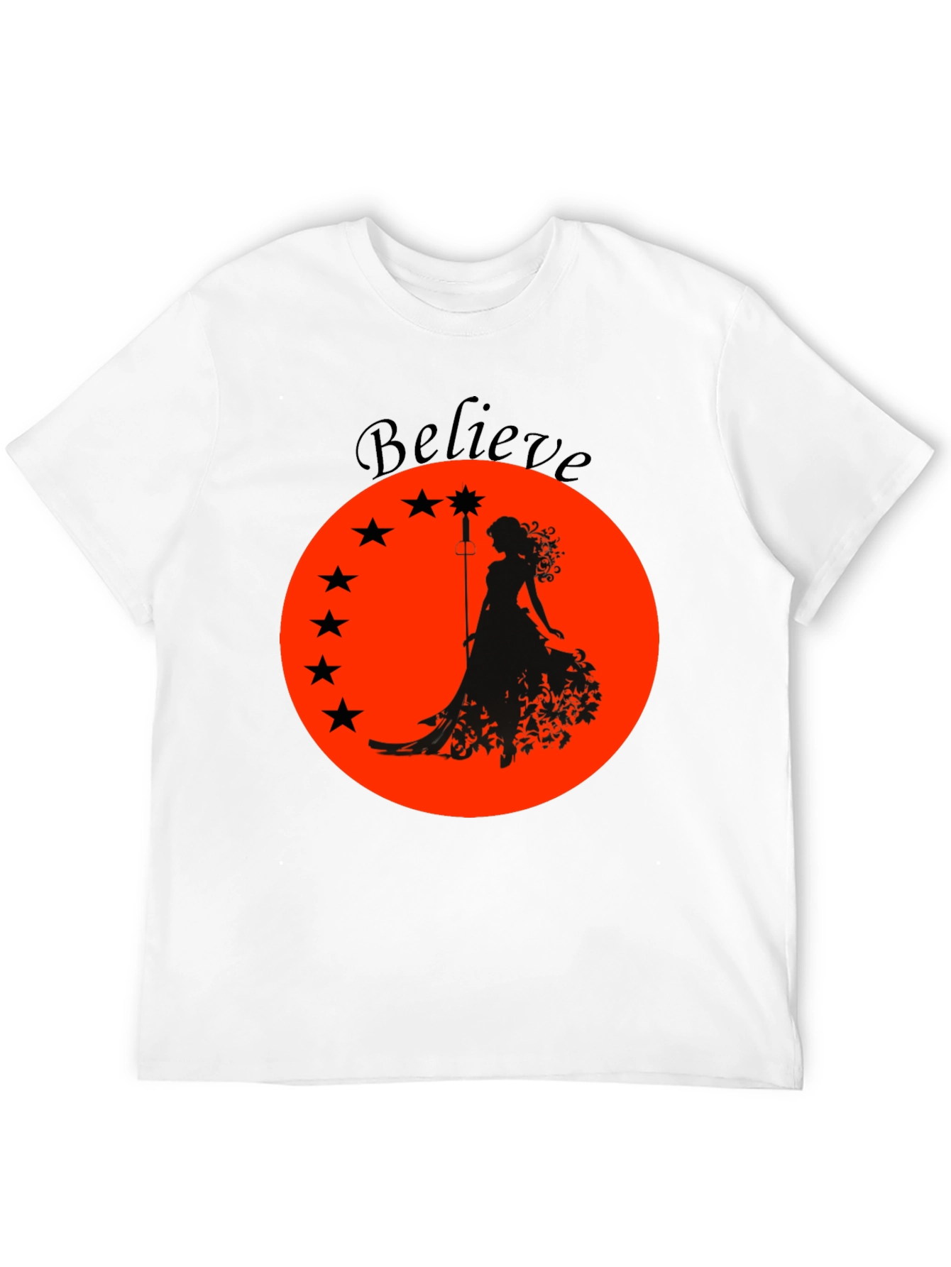 Believe Graphic Tee - Black Unisex T-Shirt