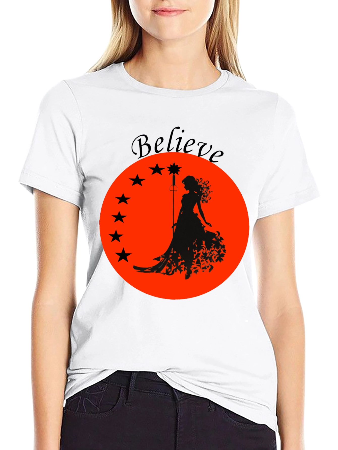 Believe Graphic Tee - Black Unisex T-Shirt