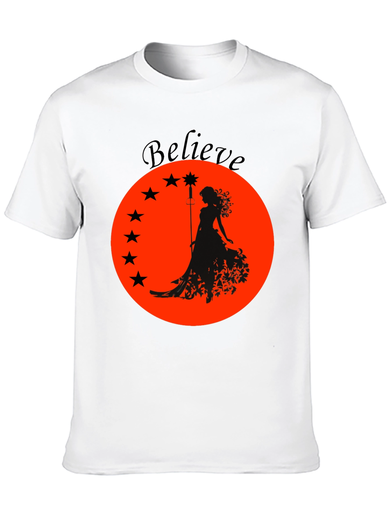 Believe Graphic Tee - Black Unisex T-Shirt