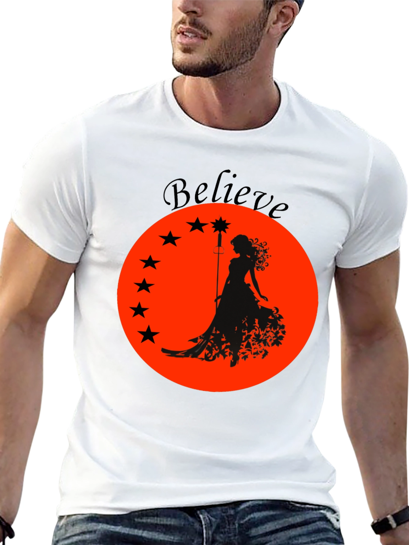 Believe Graphic Tee - Black Unisex T-Shirt