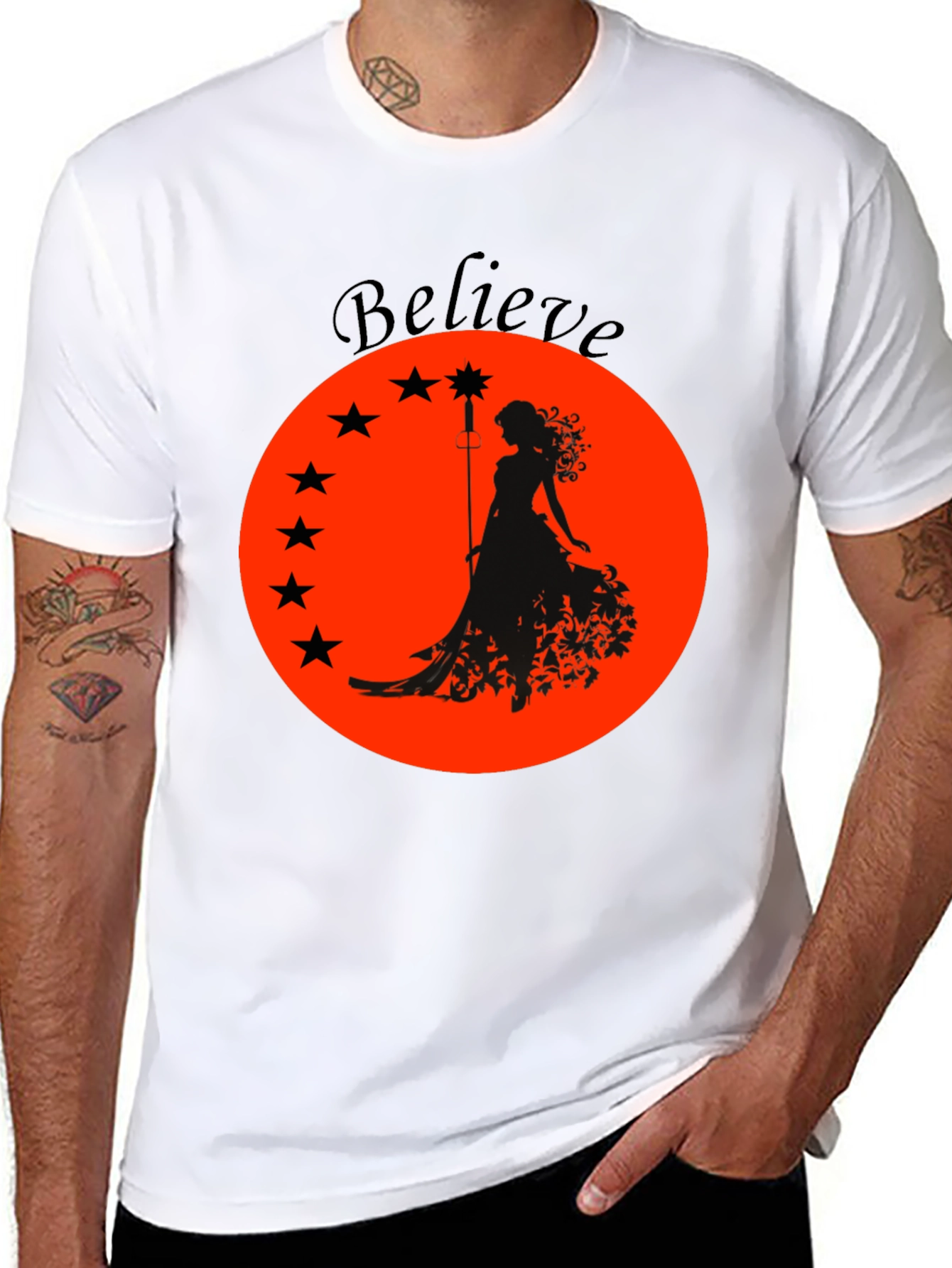 Believe Graphic Tee - Black Unisex T-Shirt