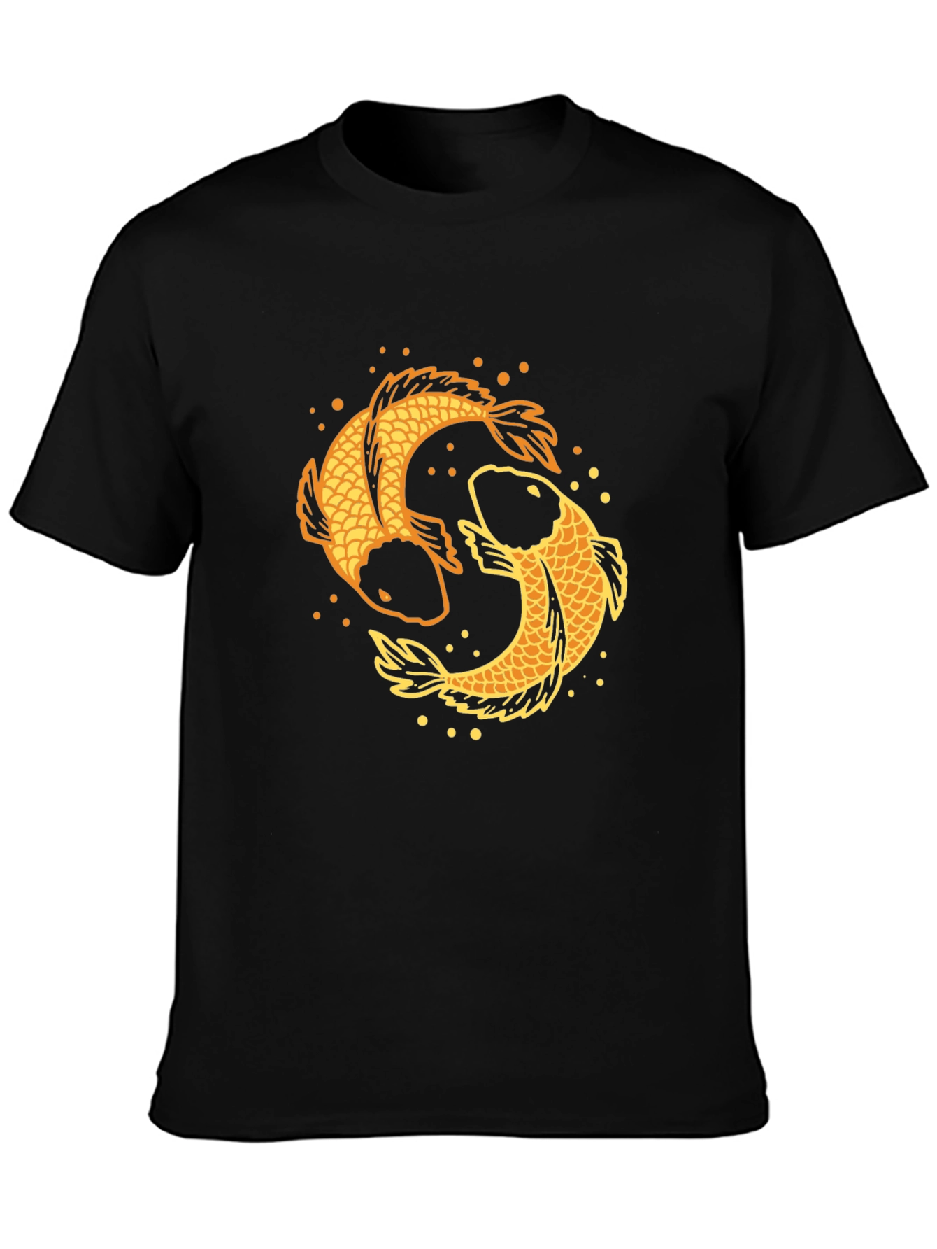 Yin Yang Koi Fish Graphic Tee