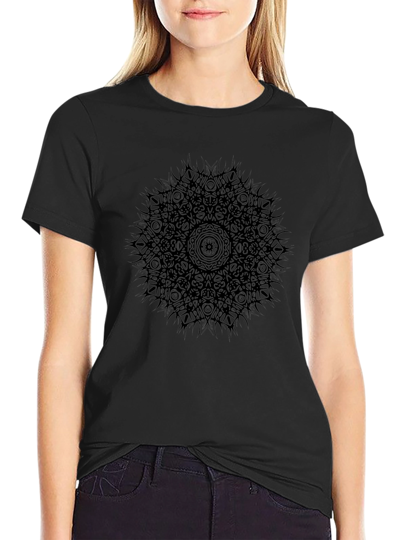 Black Mandala T-Shirt