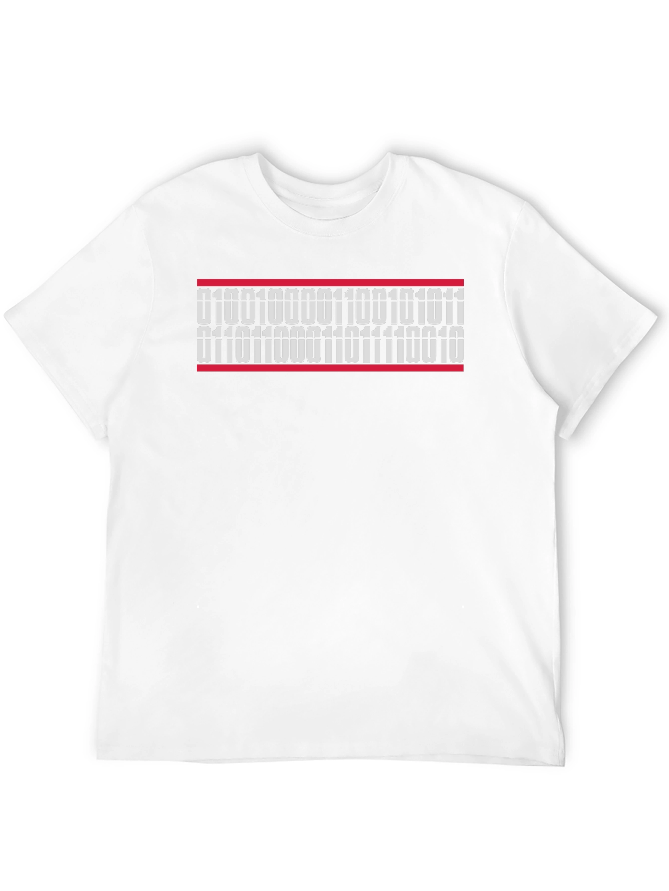 Binary Code Graphic Tee - Geek Chic T-Shirt