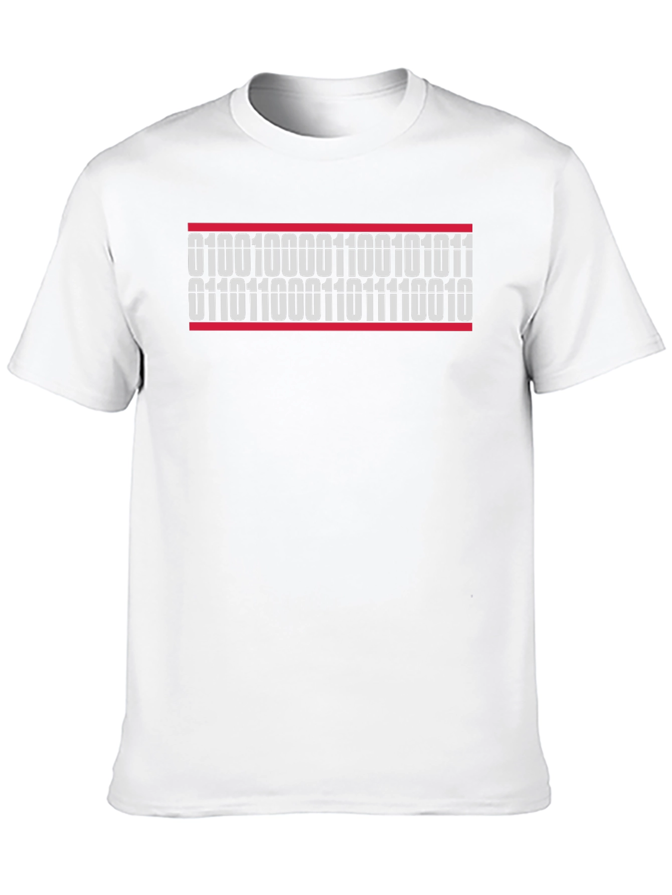 Binary Code Graphic Tee - Geek Chic T-Shirt