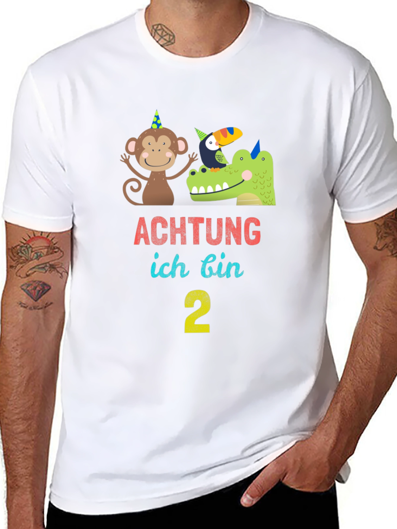 Achtung Ich Bin 2nd Birthday Shirt
