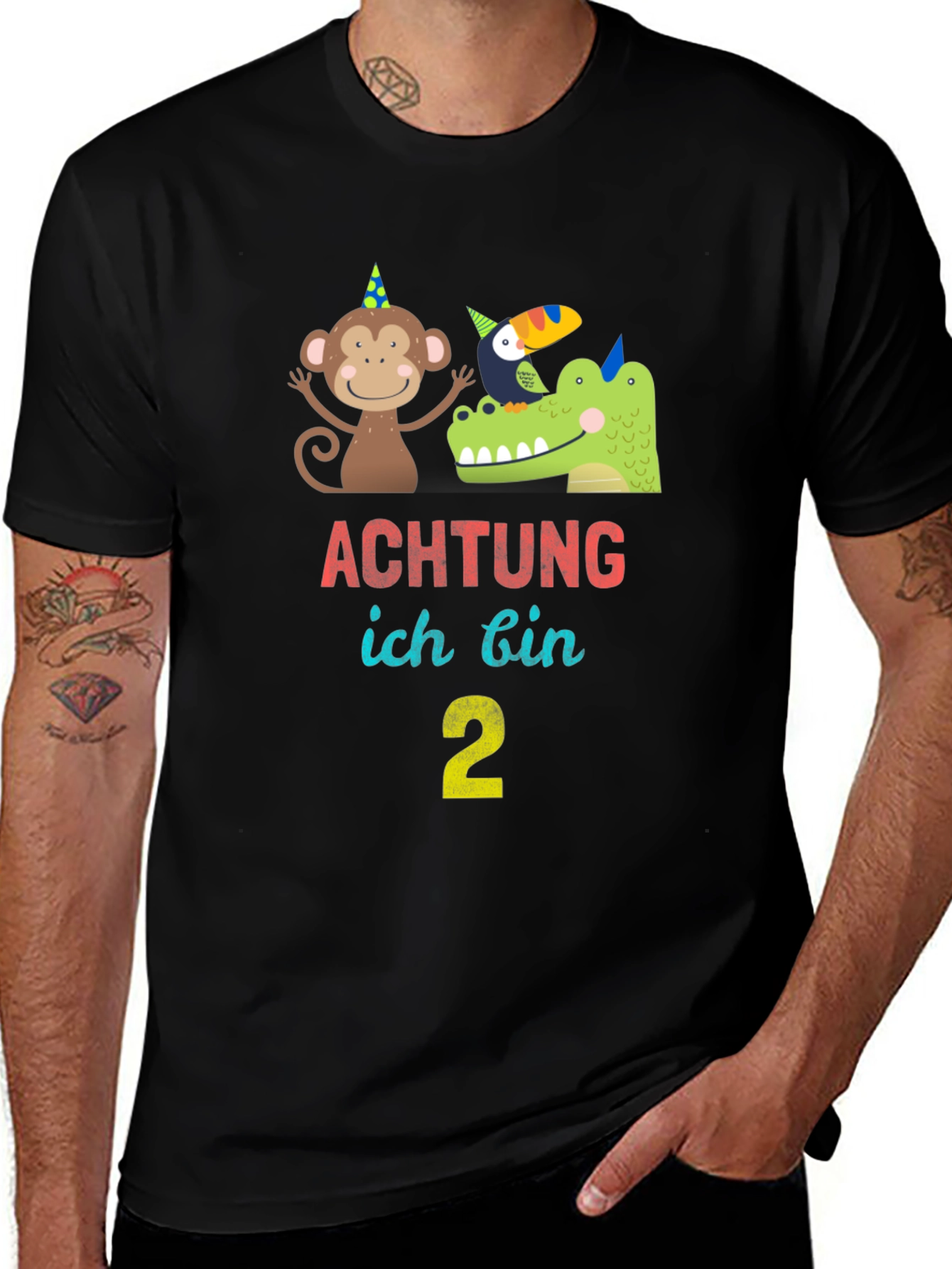Achtung Ich Bin 2nd Birthday Shirt